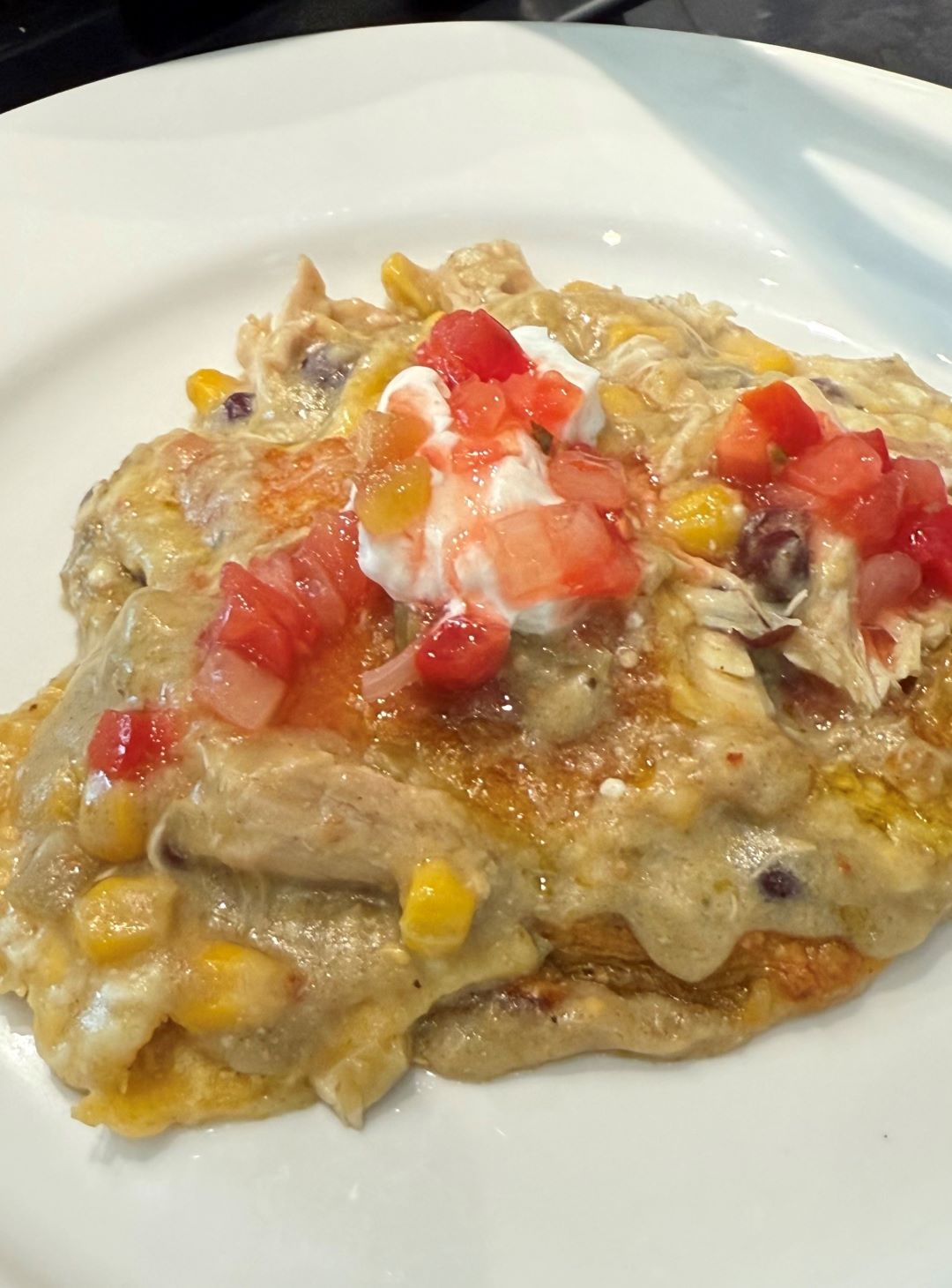 Cast Iron Southwest Turkey Enchiladas