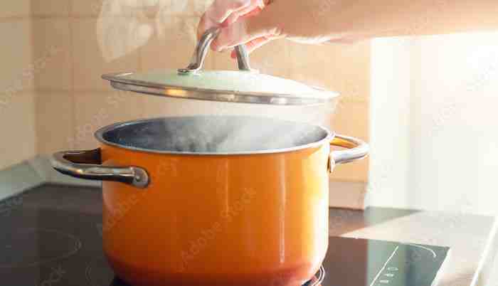 Environmental impact infographic of non-stick cookware versus sustainable alternatives.
