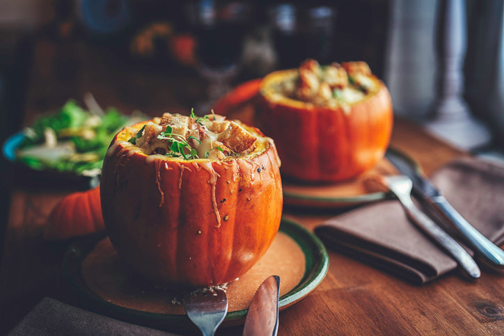 Recipes Served in a Pumpkin! Embracing Fall Pilgrim Style