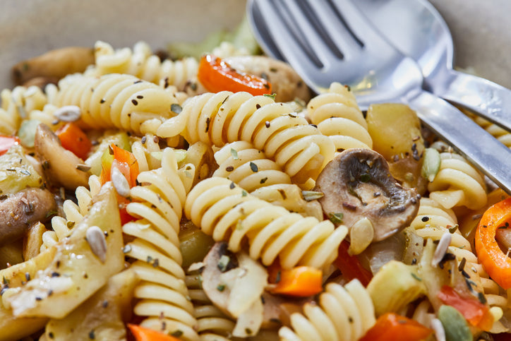 Crunchy Thai Crab Macaroni Salad