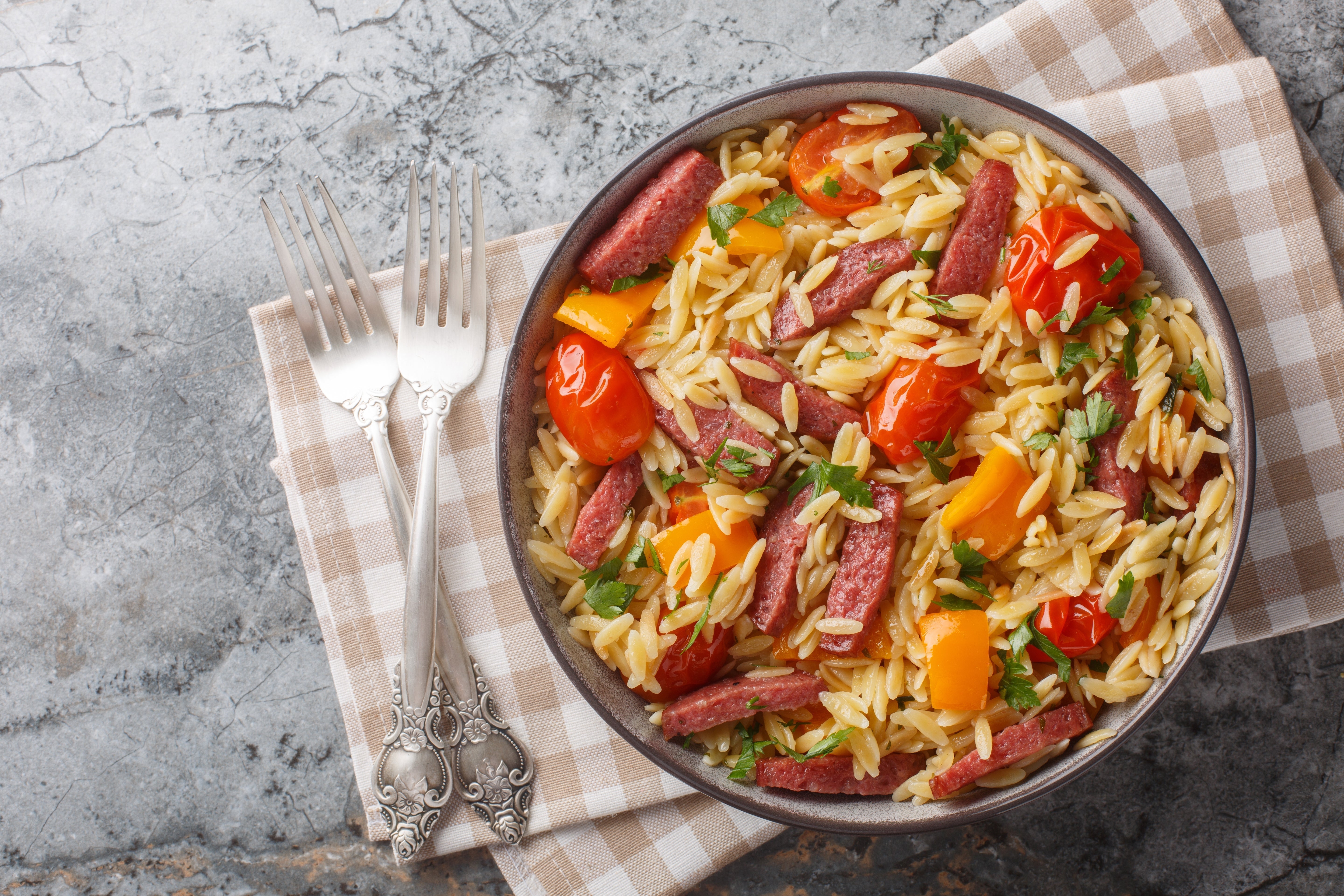 One Pot, Two Chefs, and a Whole Lotta Spice: Emma & Cody’s Italian Sausage Orzo