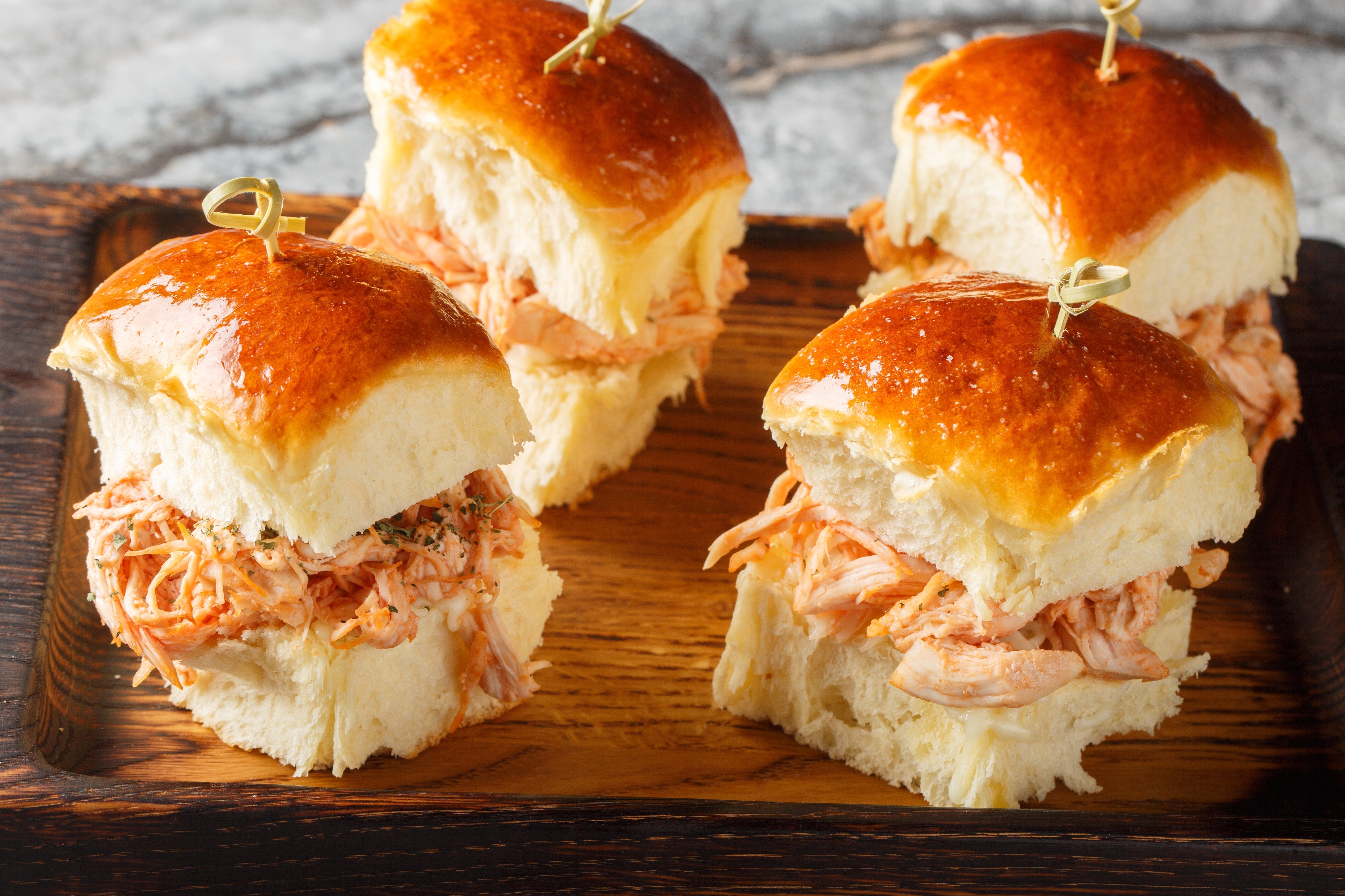 BBQ Gameday Chicken Sliders