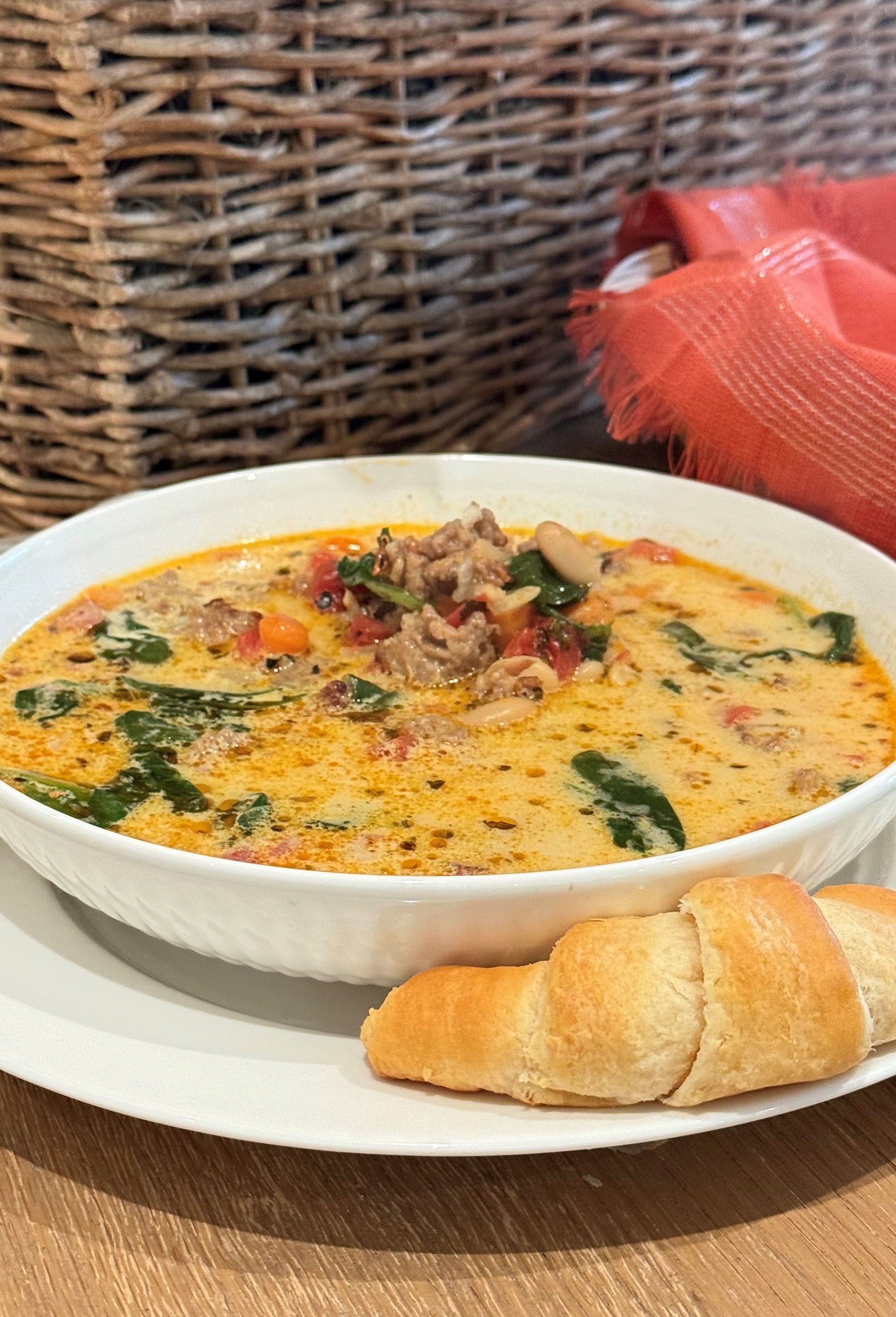 Brittney’s Spicy Tuscan Sausage Soup
