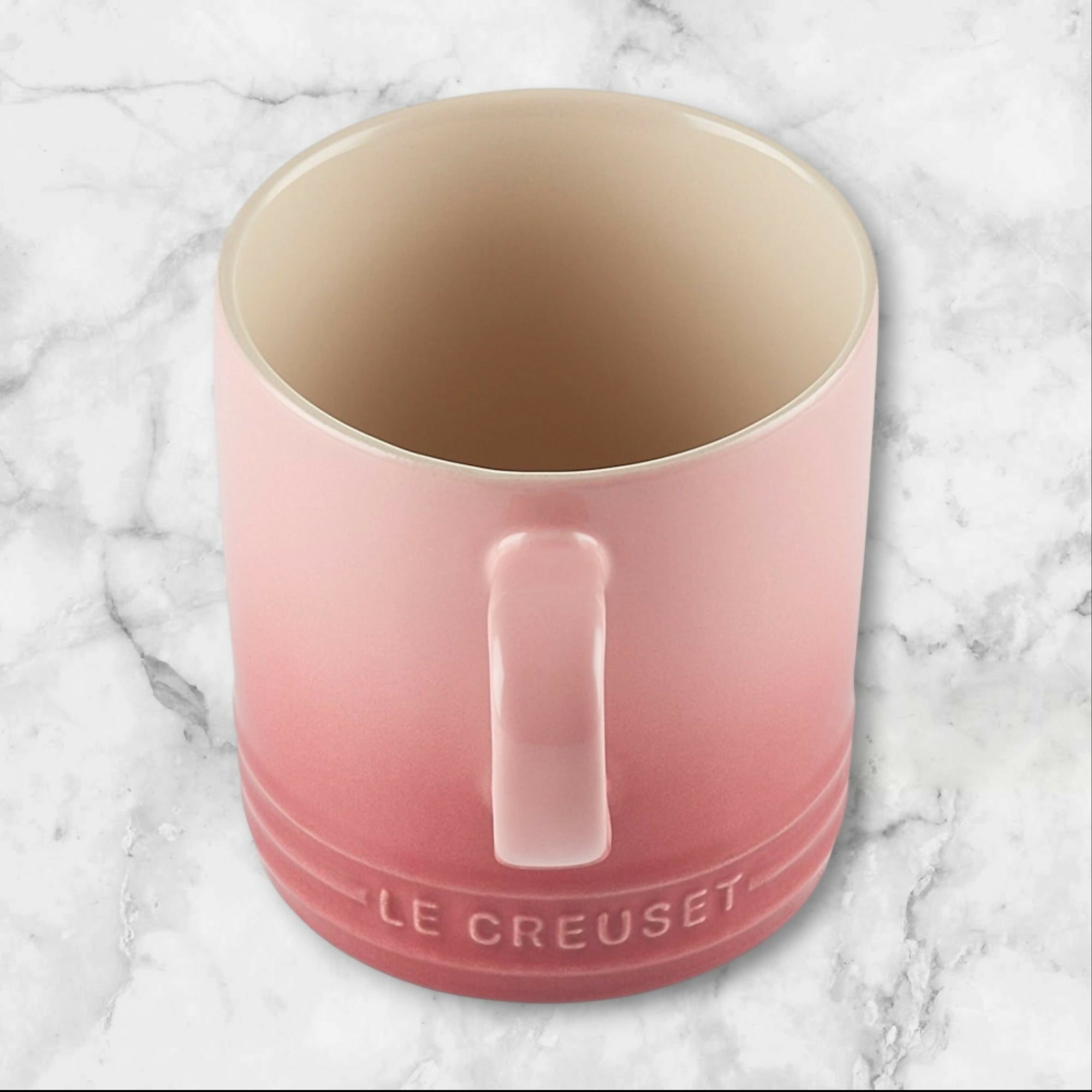 Le Creuset Stoneware Coffee Mug 12 oz Ombre Pink | Single | Excellent Condition