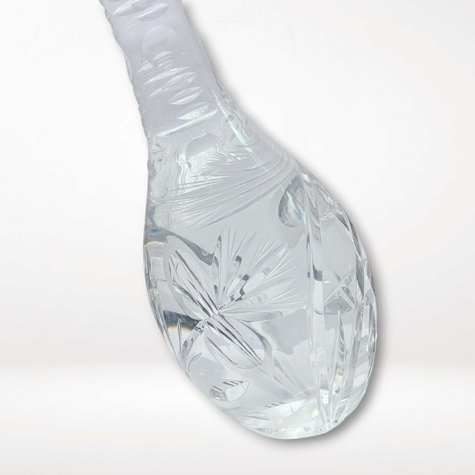 Vintage Cut Crystal Decanter w/ Stopper | Elegant Barware | Great Condition