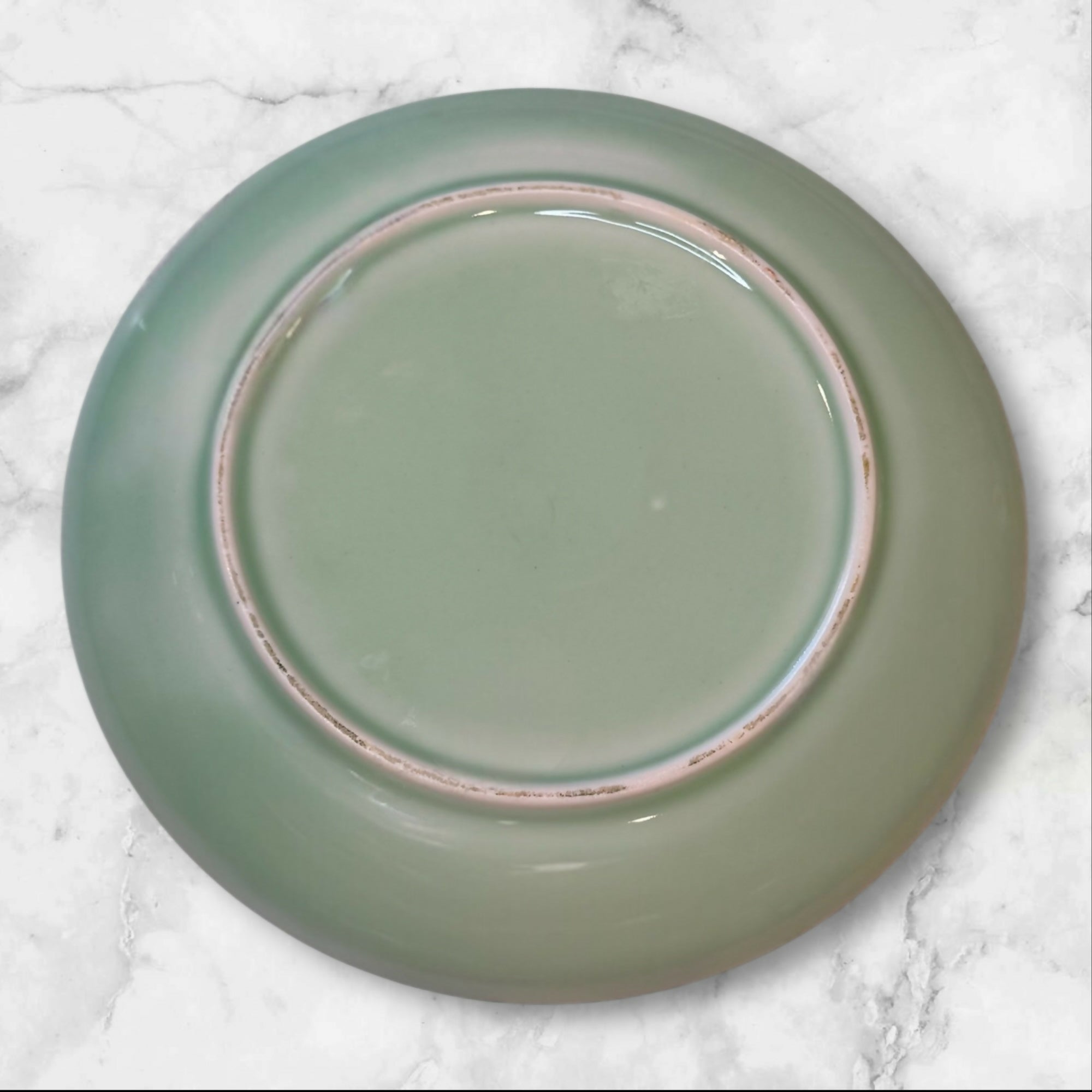 Vintage Celadon Green Salad Plates Set of 2 | Rare | Excellent