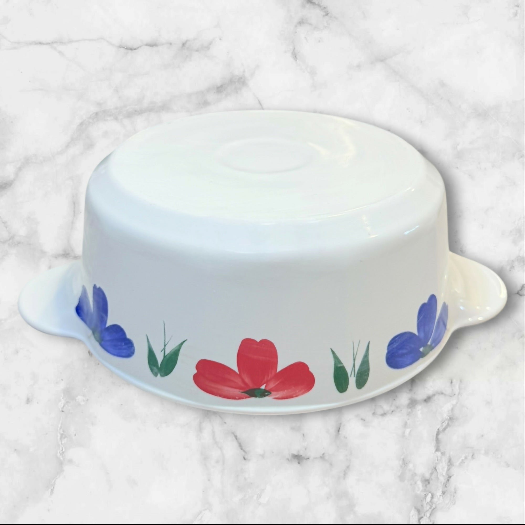 Pyroceram Corning Floral Casserole Baking Dishes | Set of 2 | Excellent
