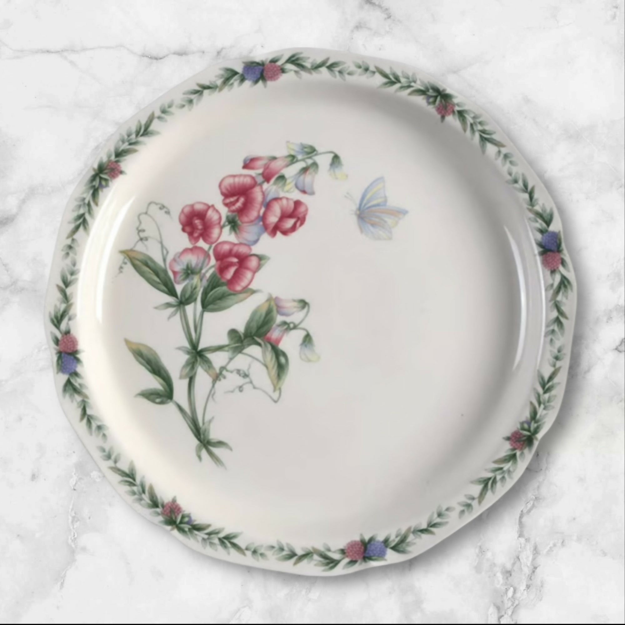 Noritake Conservatory Floral Dinner Plates | Set of 4 | Excellent Condition