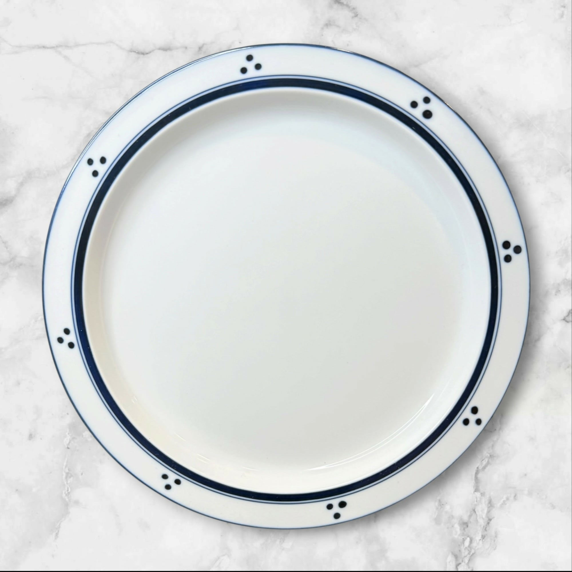 Dansk Fredriksborg Blue Salad Plates Set of 4 | Japan | Excellent Condition