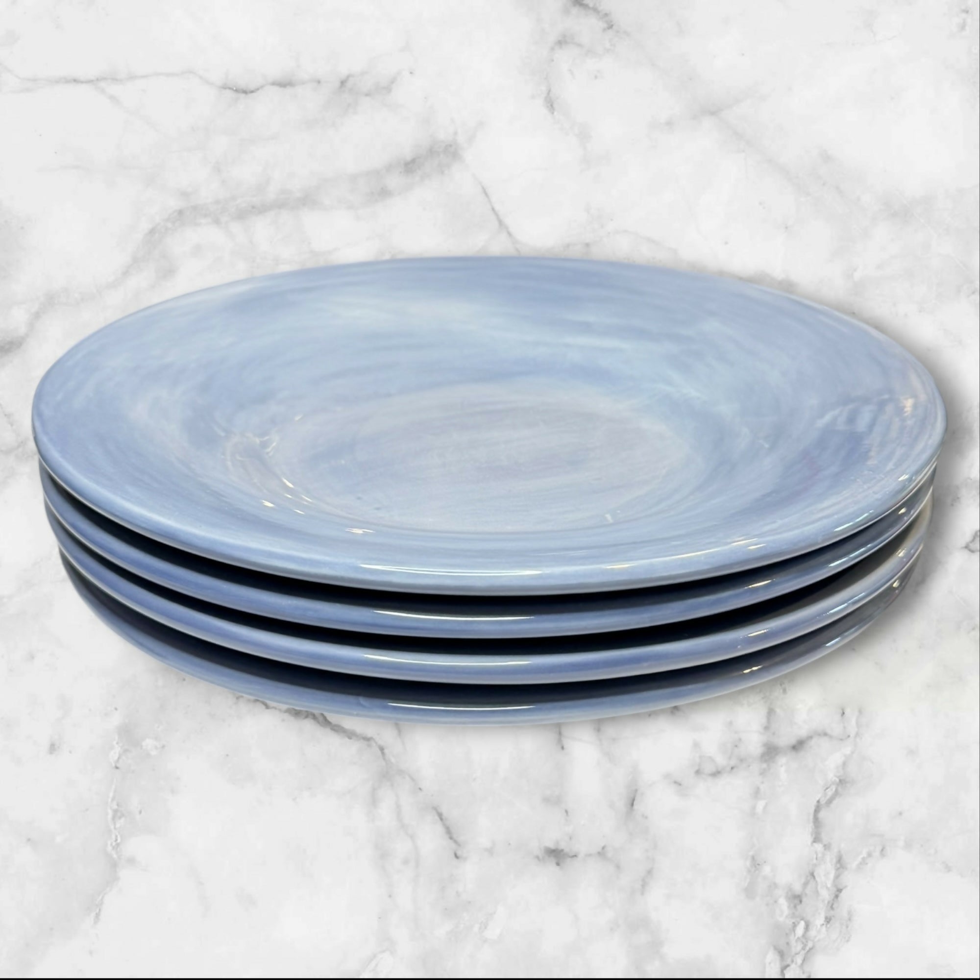 Pottery Barn Sausalito Slate Salad Plates | Set of 4 | Great Condition