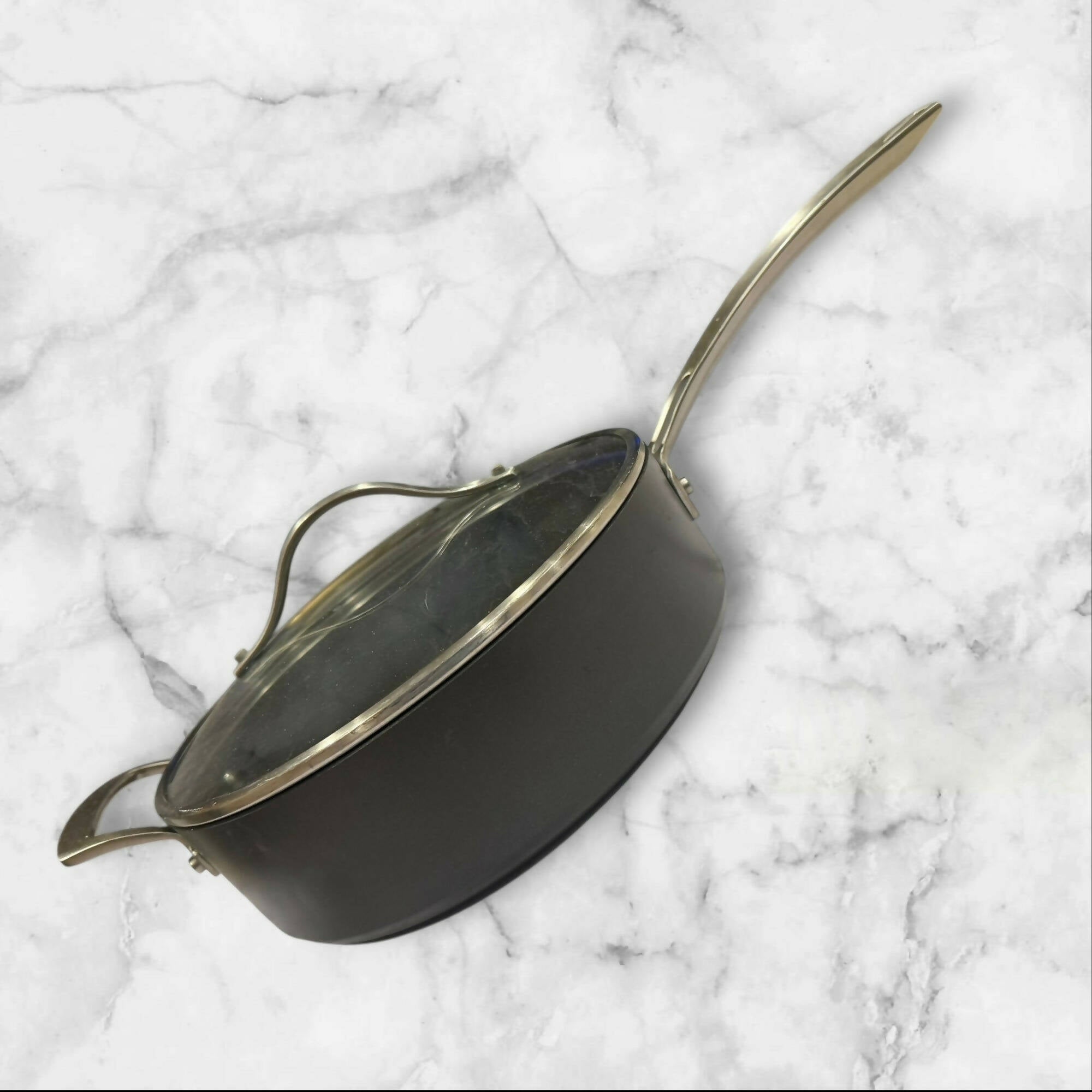 Kirkland Signature Hard-Anodized Saute Pan w/ Lid | 5 Qt | Great Condition