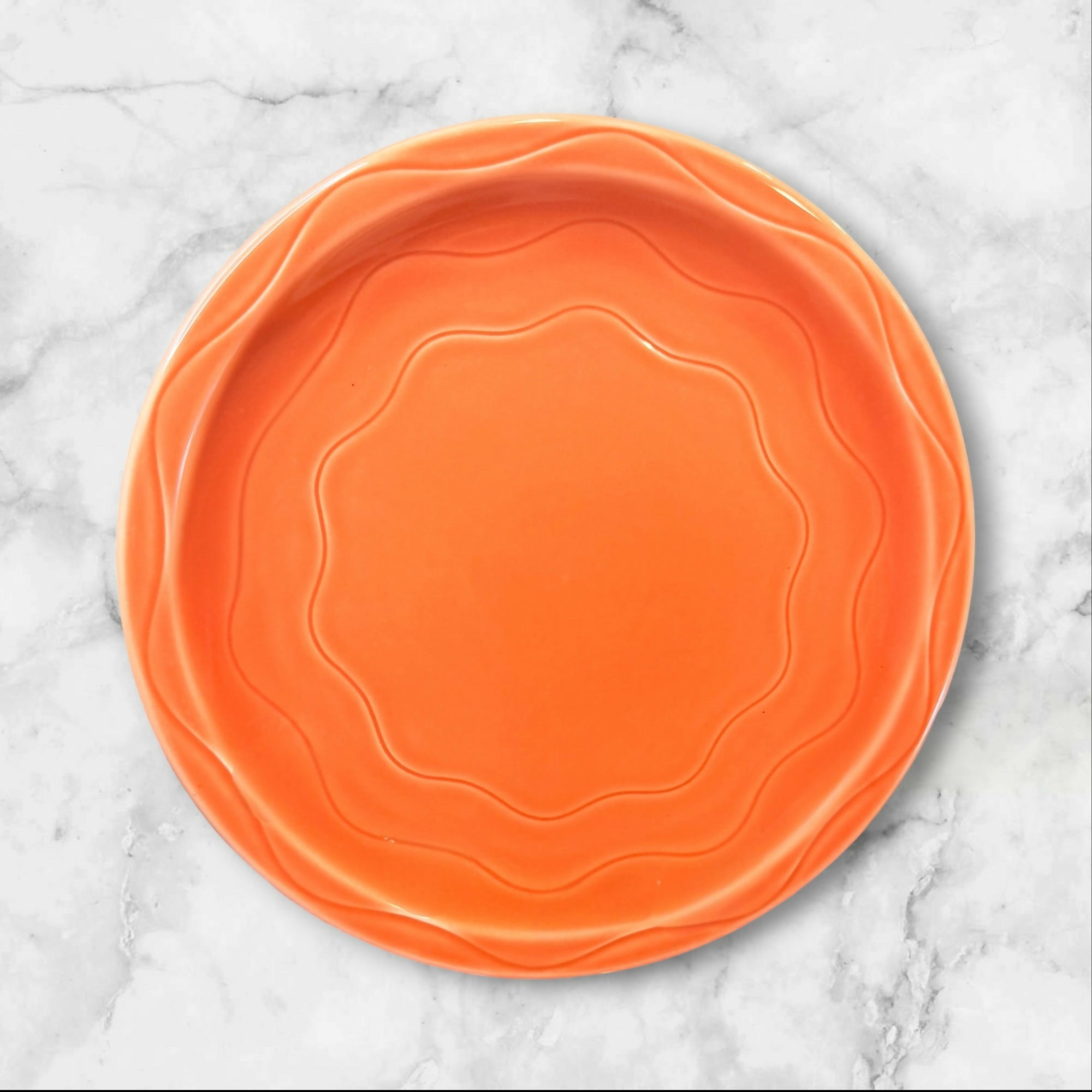 Syracuse Cantina Red Cayenne Dinner Plates | Set of 4 | Excellent Condition