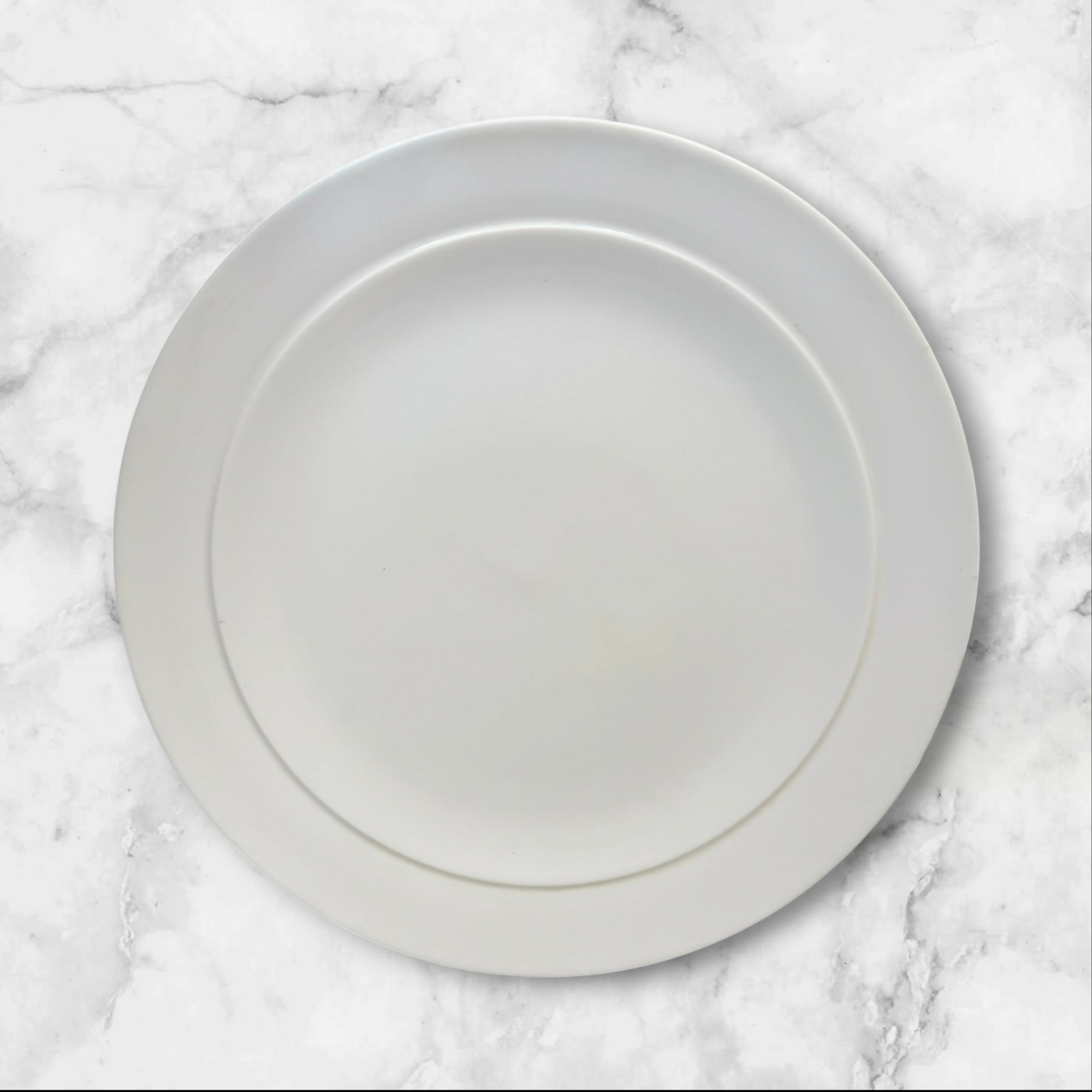 Crate & Barrel Classic White Salad Plates Set of 4 | Good Condition