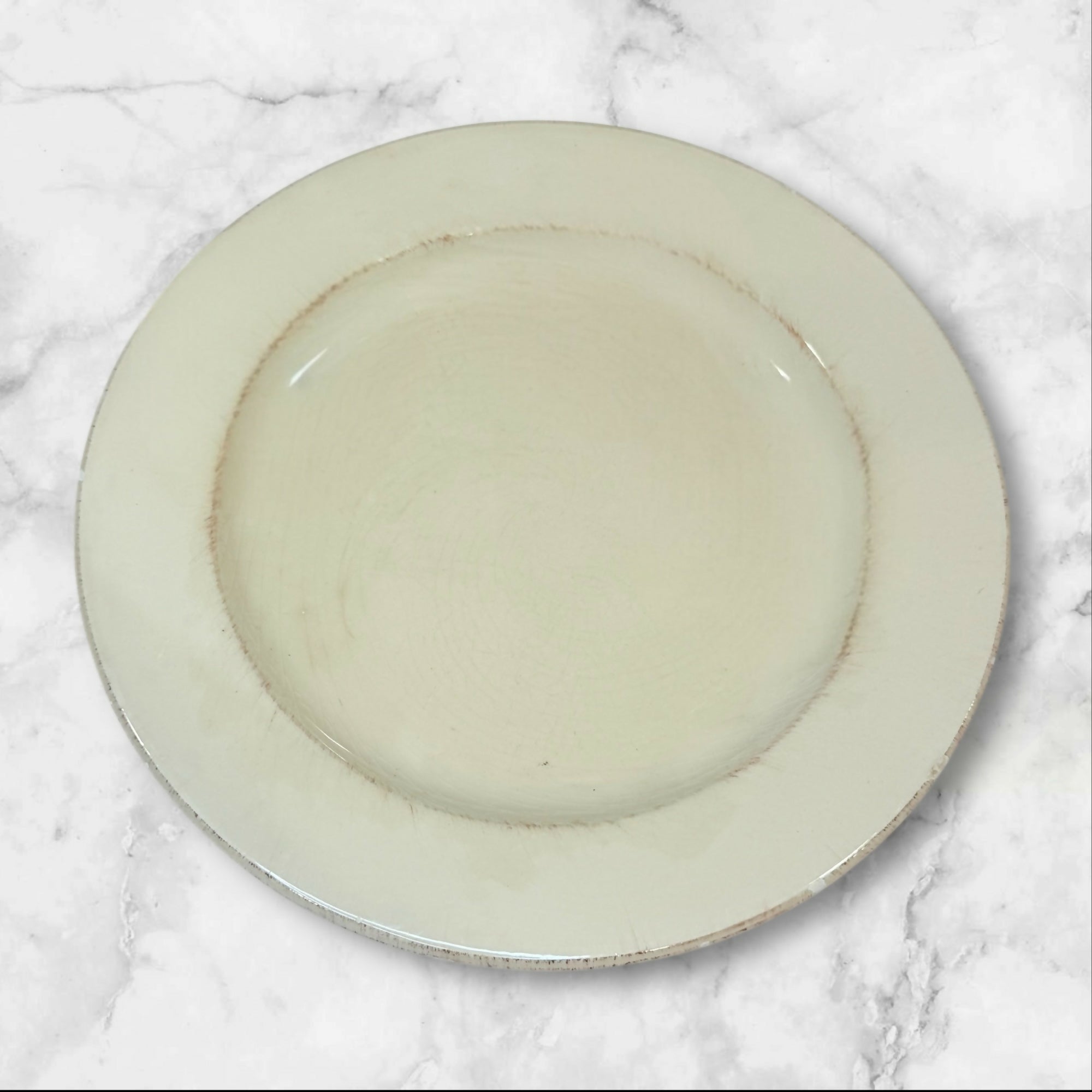 Pier 1 Toscana Ivory Dinner Plates | Set of 6 | Good Condition