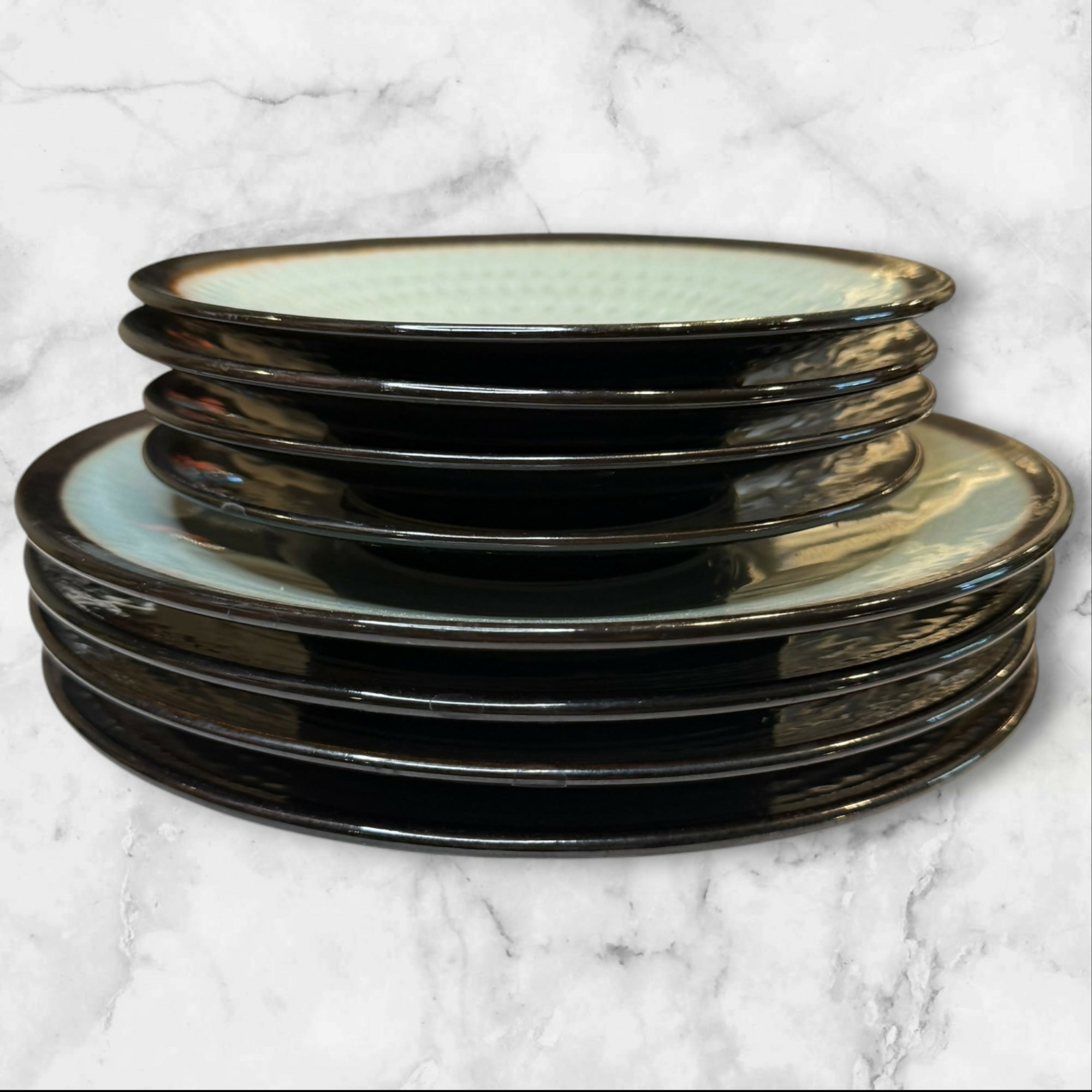 Food Network Angelica Dinner & Salad Plates | Set of 8 | Great Condition