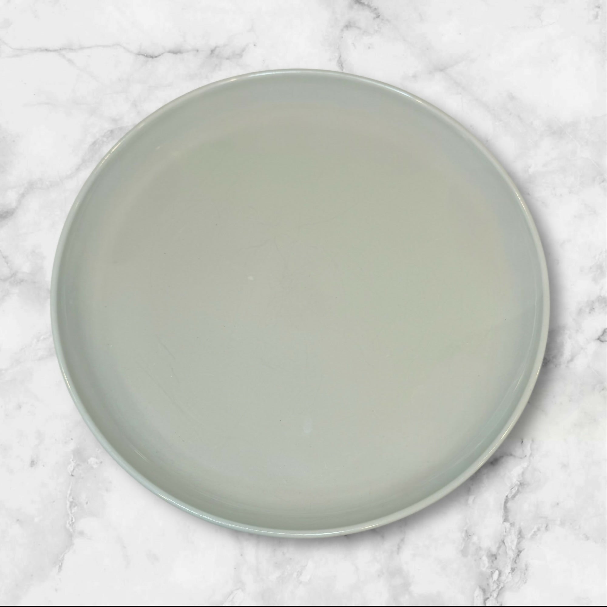 Crate & Barrel Logan Gray Dinner Plates | Set of 4 | Martin Hunt | Good Cond