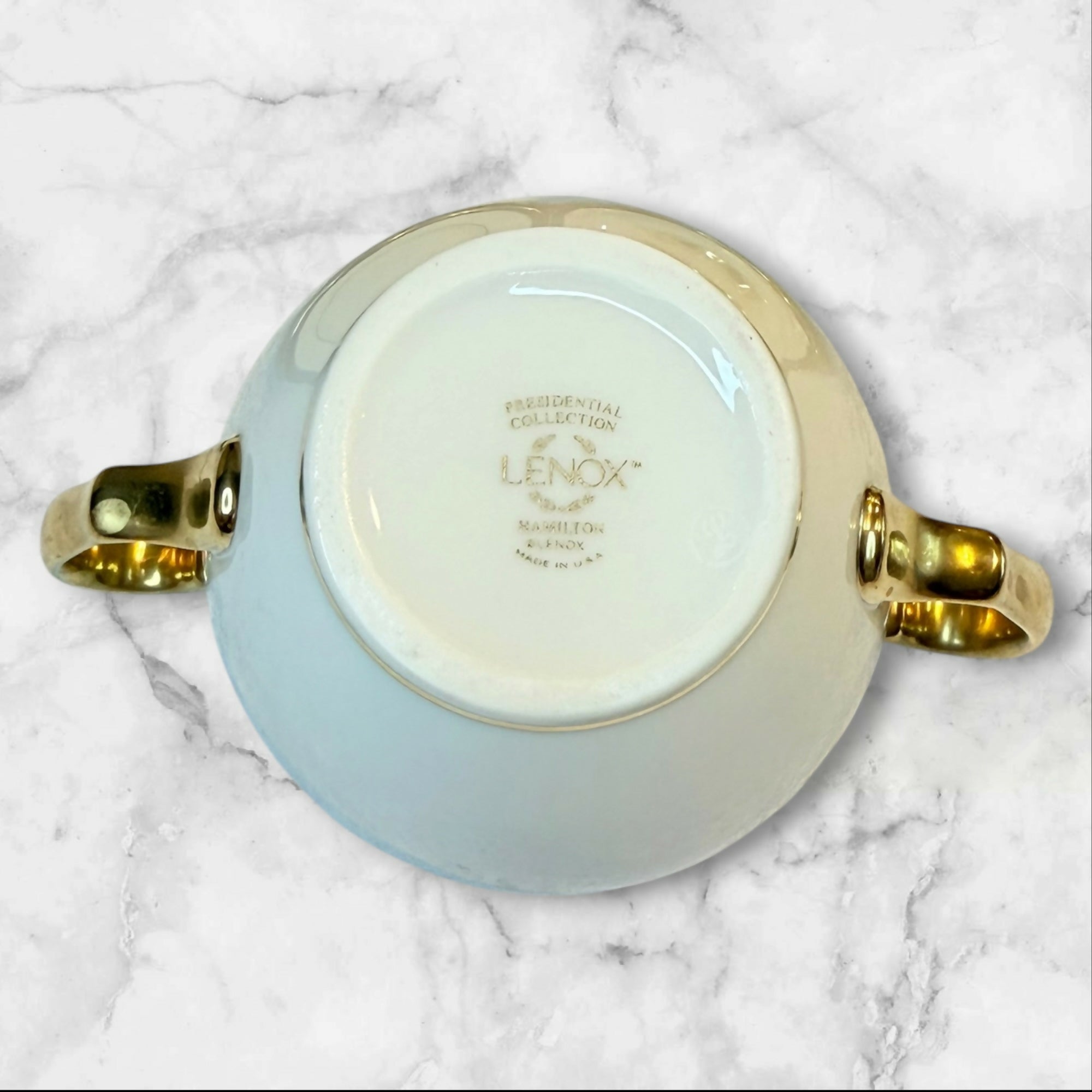 Lenox Hamilton Tea Service Pieces 4 Pc Set | Cup Saucer Sugar Bowl Excellent