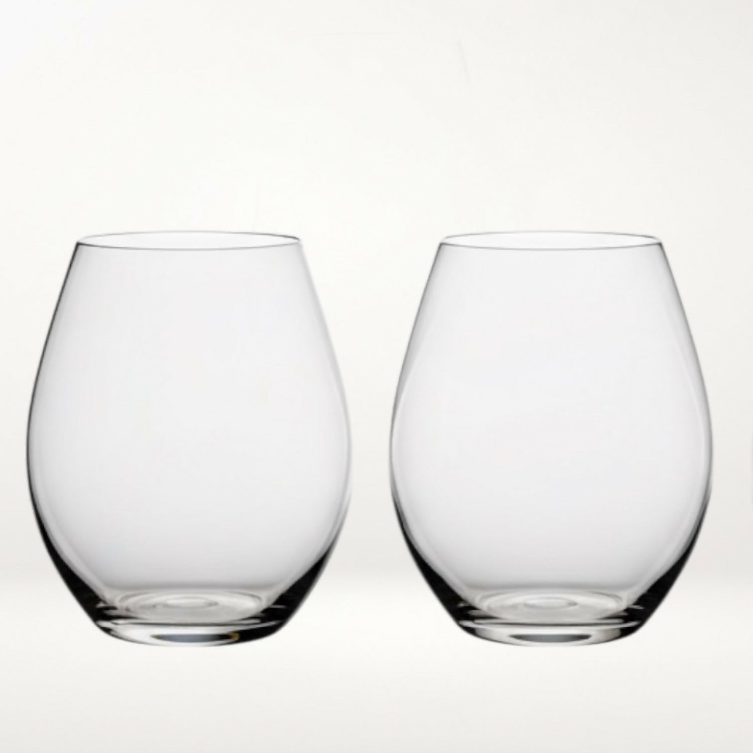 Riedel Stemless Crystal Wine Glasses | Set of 4 | Excellent Condition