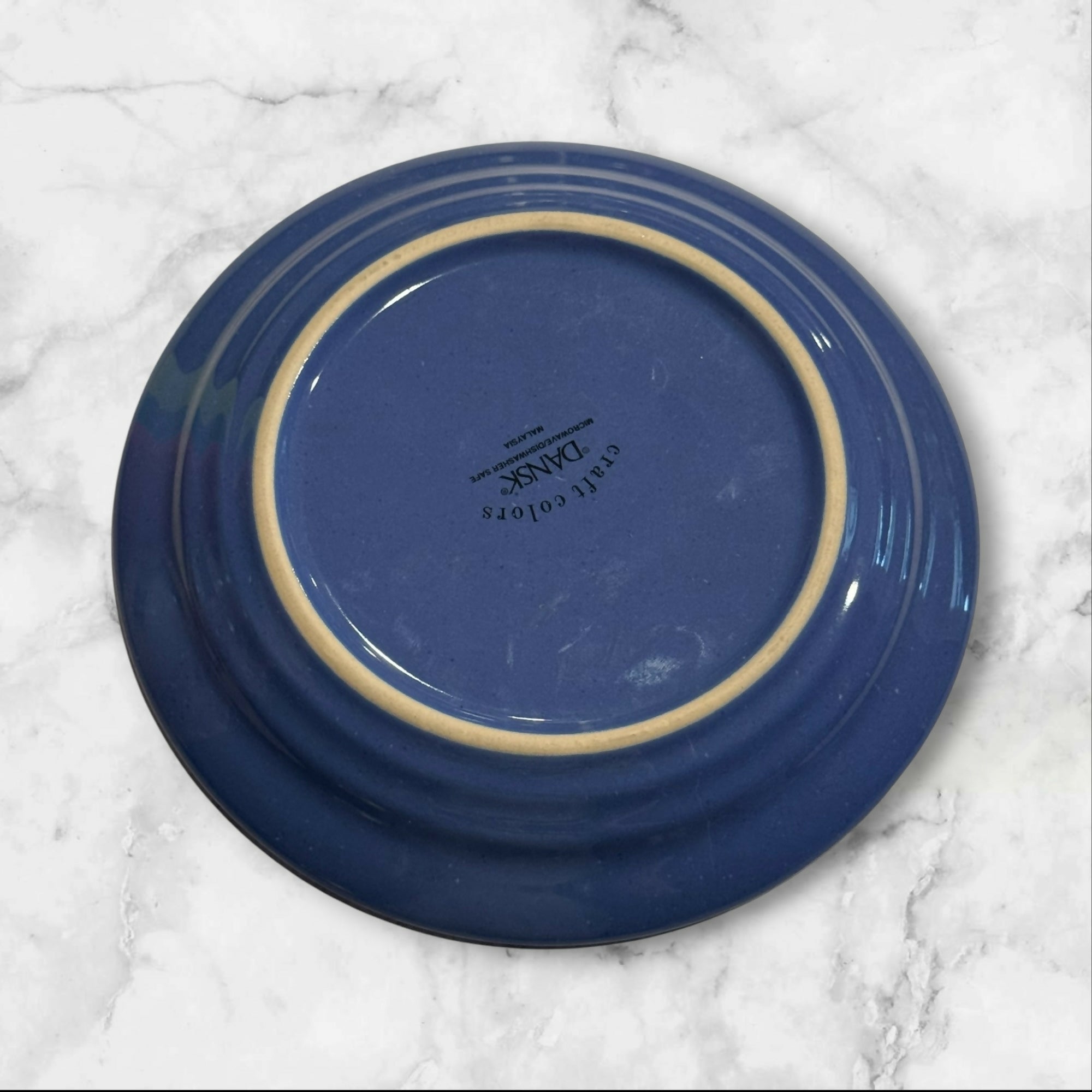 Dansk Cafe Colors Blue Dinner & Salad Plates | Set of 8 | Great Condition