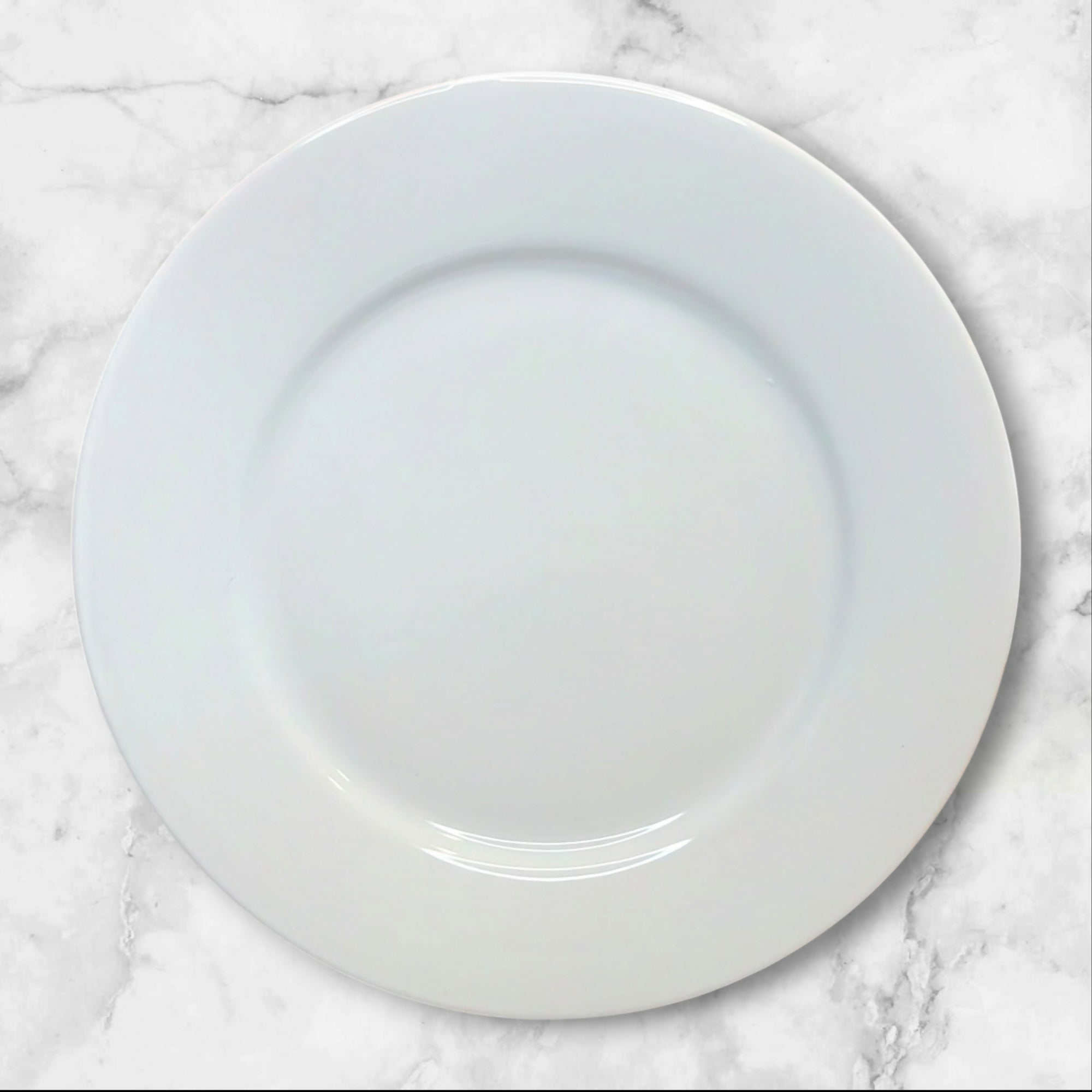 Crate & Barrel All White Dinner Plates | Set of 5 | Great Condition