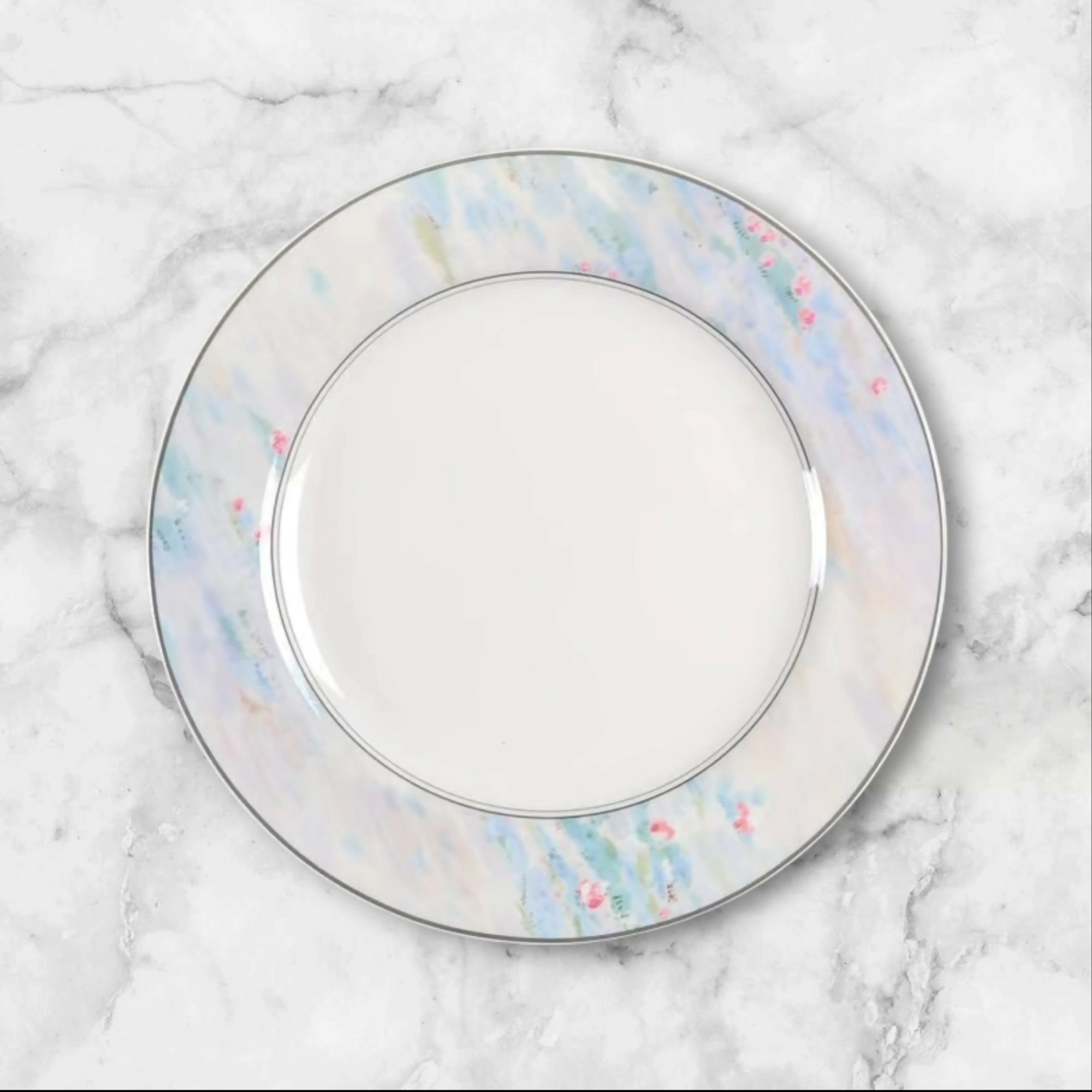 Mikasa Monet Salad Plates Set of 5 Japan Excellent Condition