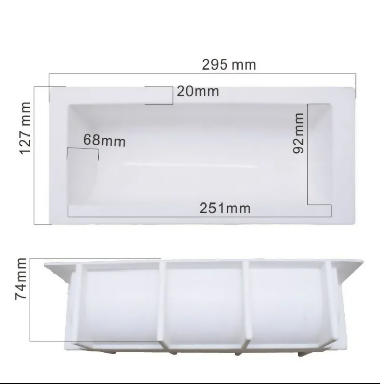 Anygleam Roll Shaper White Log Swiss Silicone Equipment Cake Baking Impression Pastry Tools