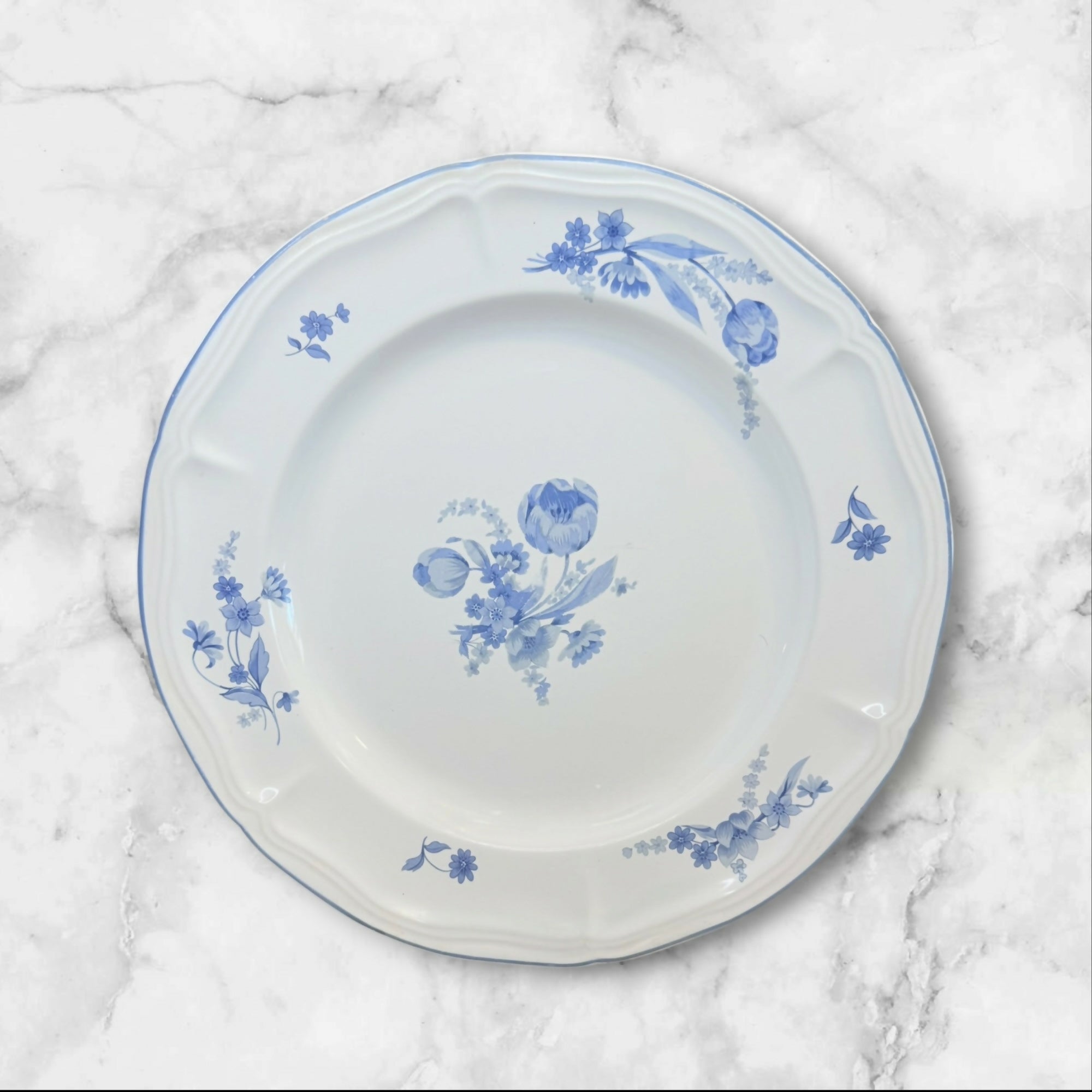 Brick Oven Jardin Bleu Dinner Plates | Set of 3 | Great Condition
