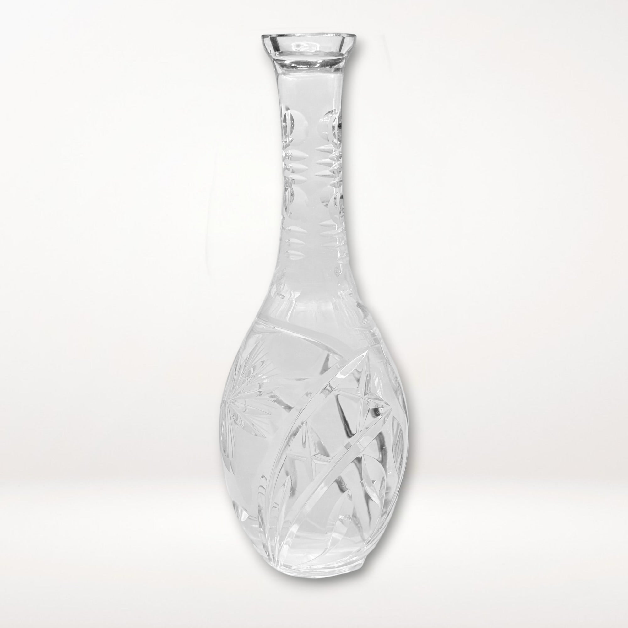 Vintage Cut Crystal Decanter w/ Stopper | Elegant Barware | Great Condition