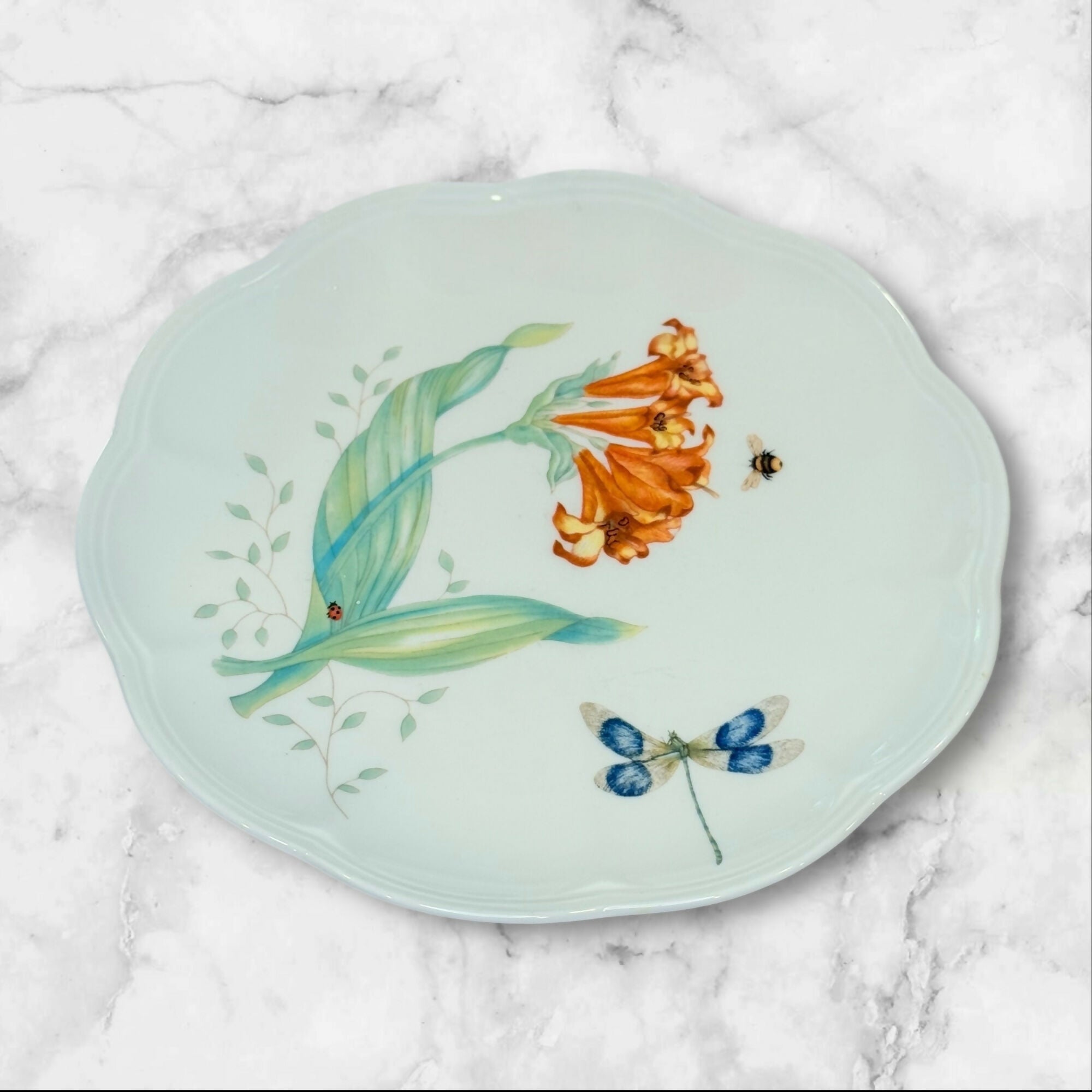 Lenox Butterfly Meadow Porcelain Dinnerware Set of 8 | Gently Used | Excellent