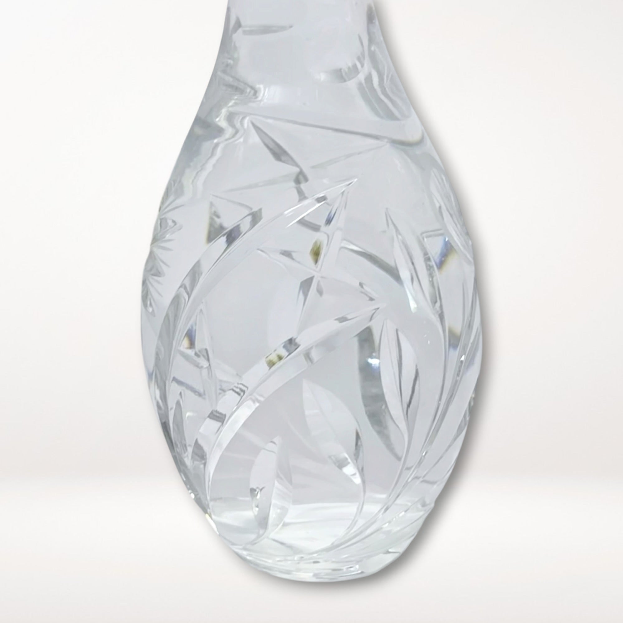 Vintage Cut Crystal Decanter w/ Stopper | Elegant Barware | Great Condition