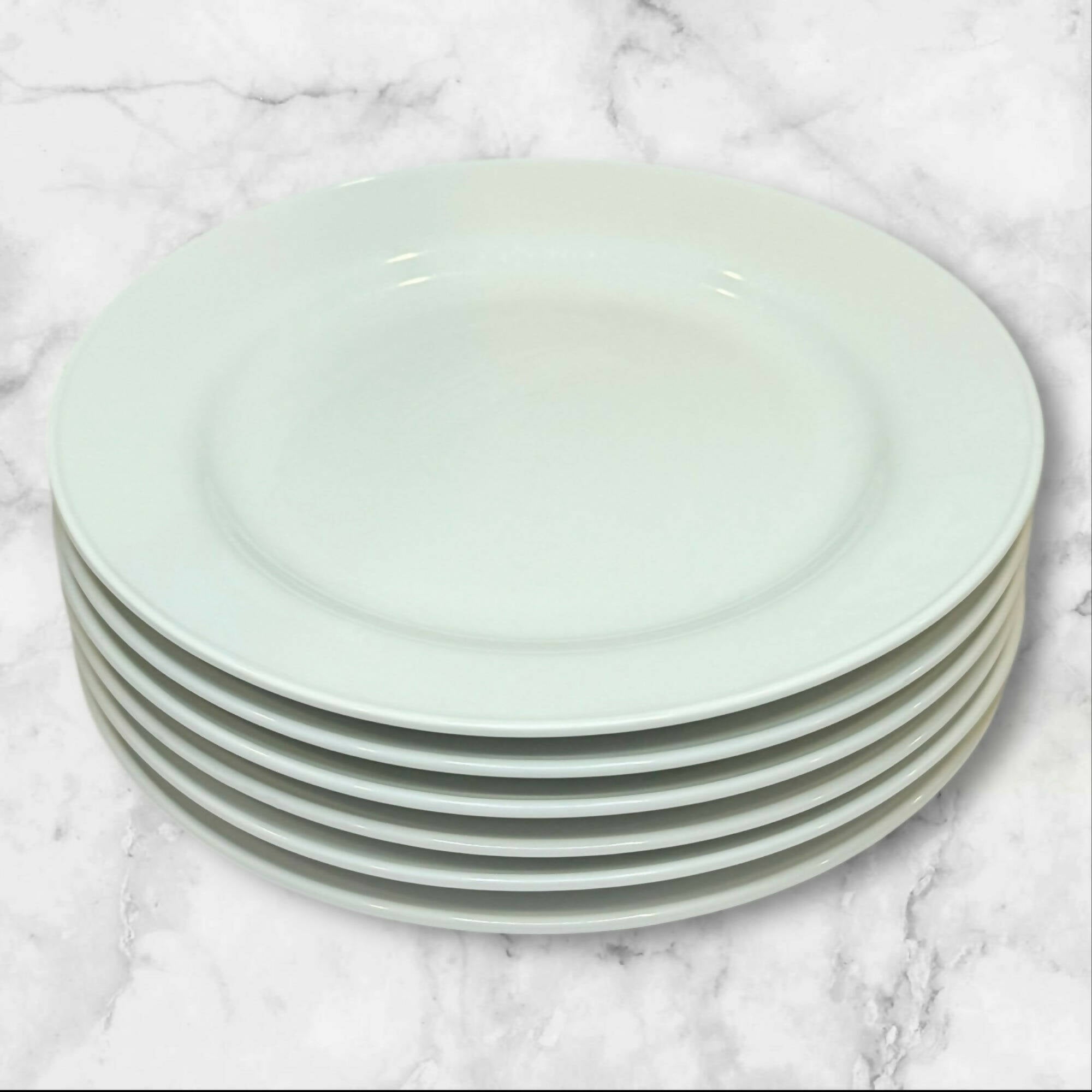 Pottery Barn Great White Rim Salad Plates | Set of 6 | Great Condition