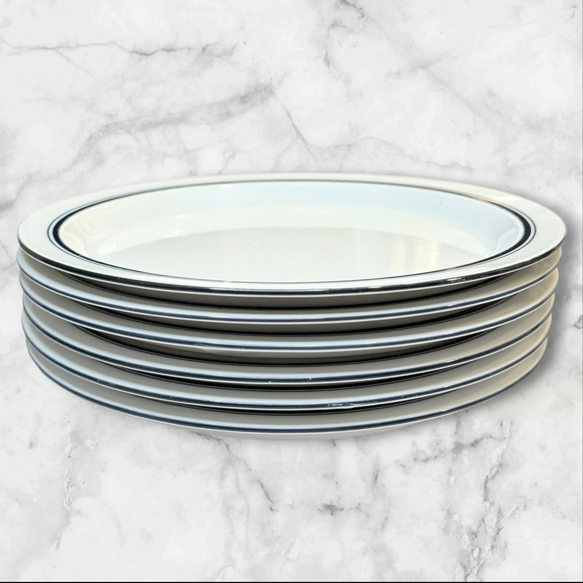 Dansk Christianshavn Blue Dinner Plates Set of 6 | Portugal | Gently Used