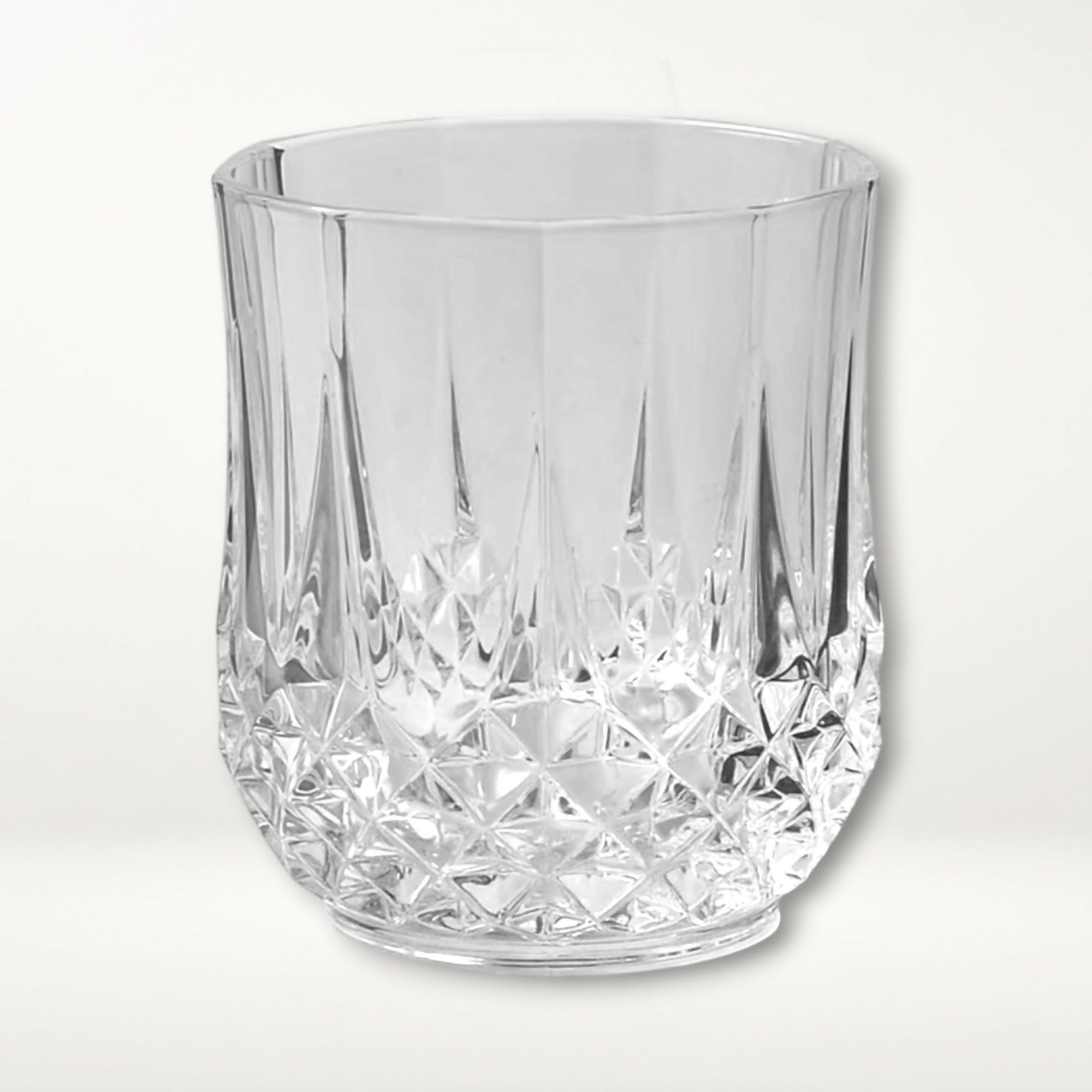Cristal D’Arques Longchamp Crystal Whiskey Glasses | Set of 4 | Vintage