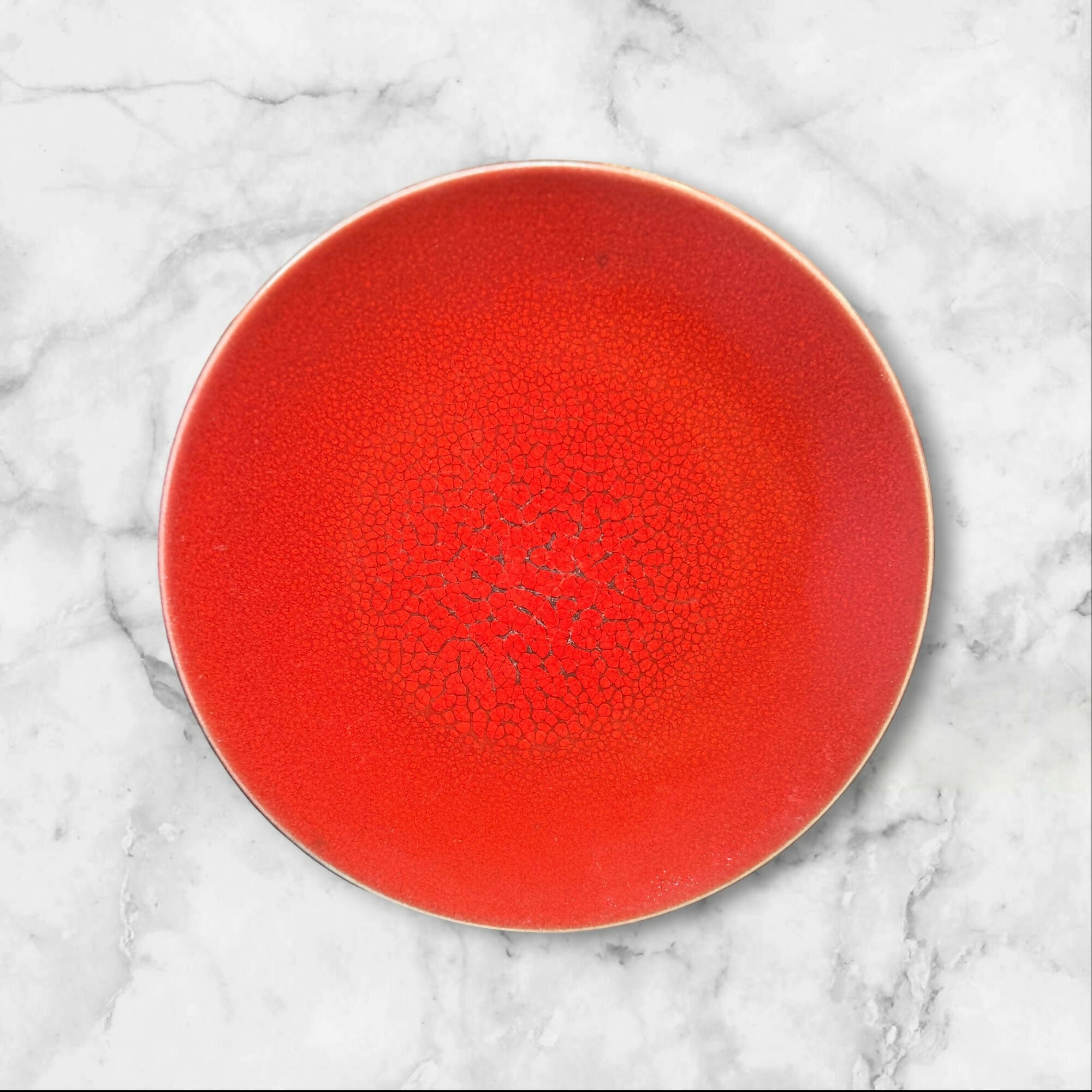 Jars France Tourron Cerise Salad Dessert Plates | Set of 3 | Excellent Condition