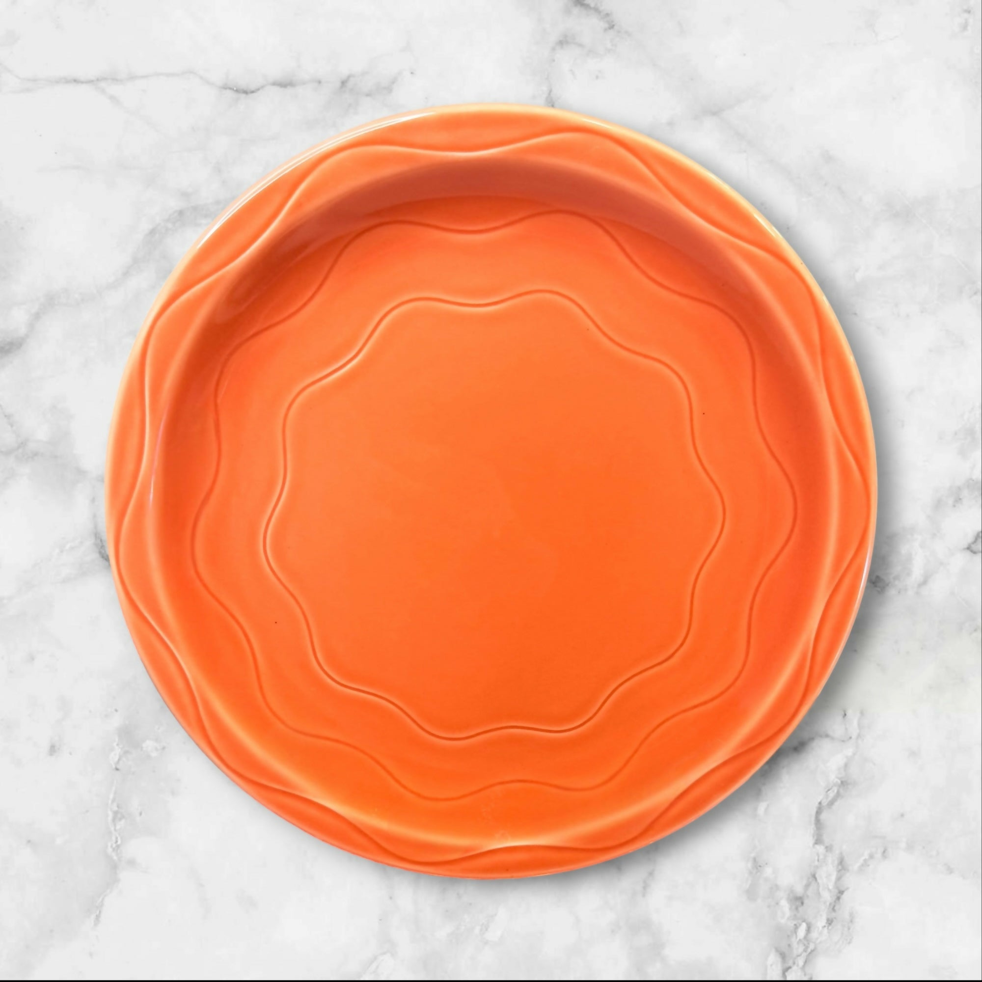 Syracuse Cantina Red Cayenne Dinner Plates | Set of 4 | Excellent Condition