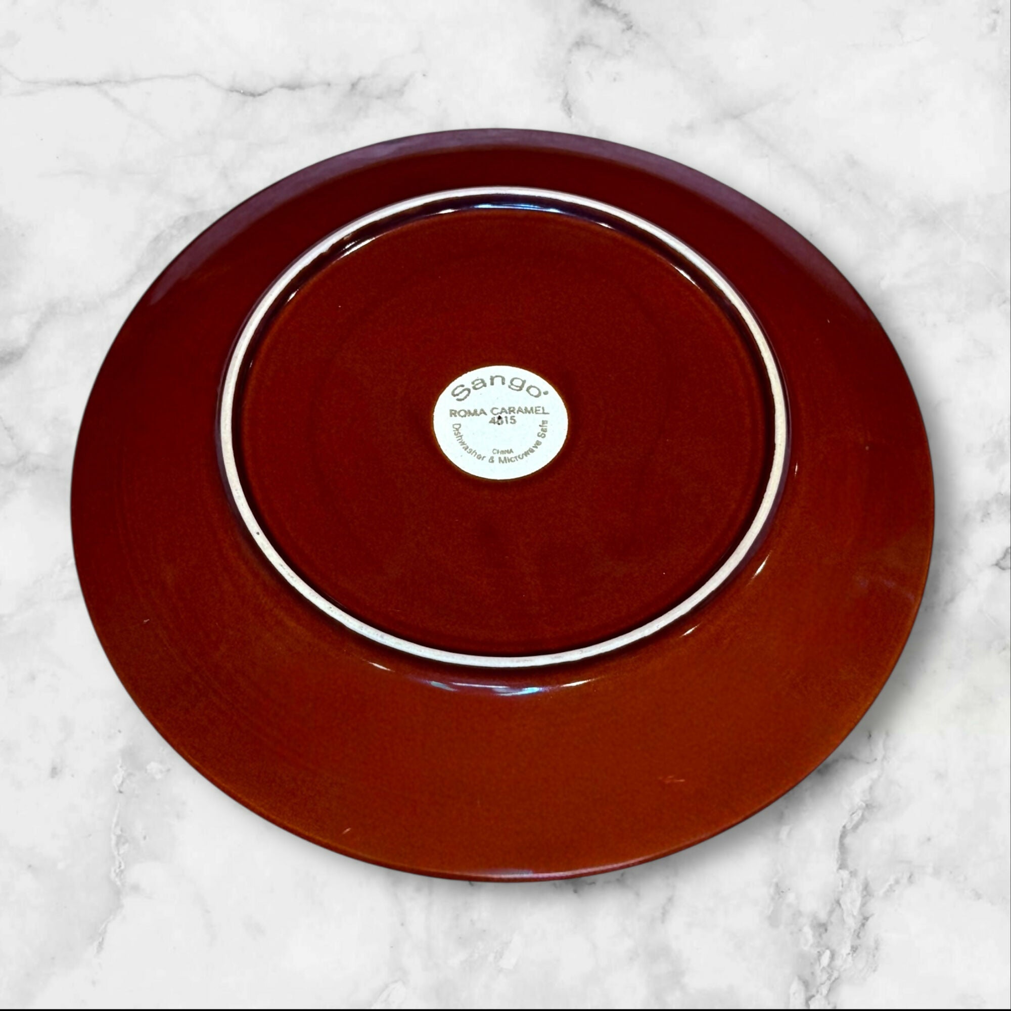 Sango Roma Caramel Dinner Plates | Set of 6 | 11″ | Excellent Condition