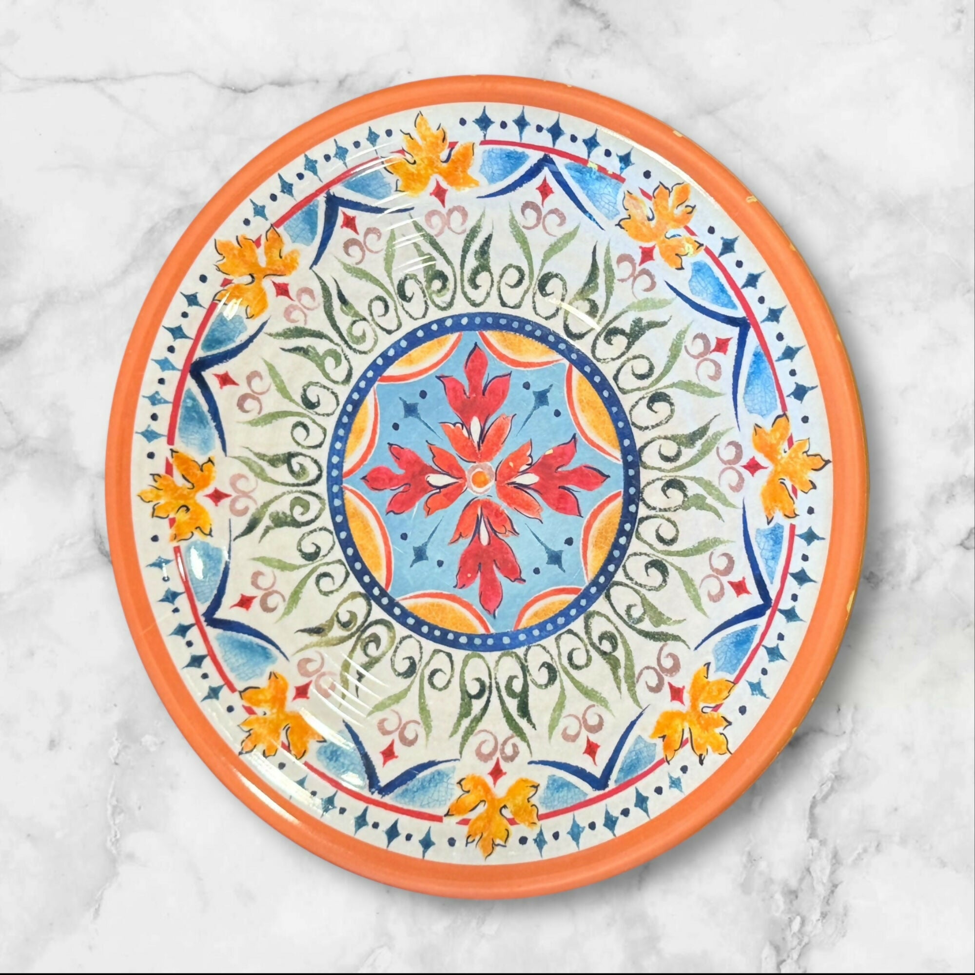Napa Style Corte Madera Melamine Salad Plates | Set of 4 | Good Condition