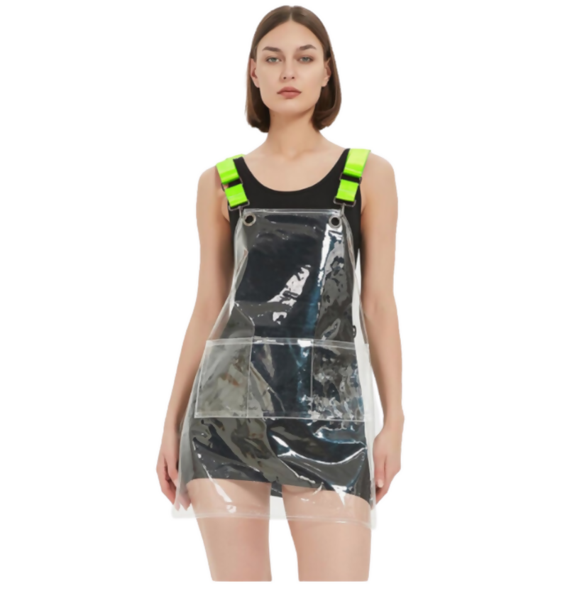 Anypron Green Waterproof TPU Kitchen Apron for Men & Women Work