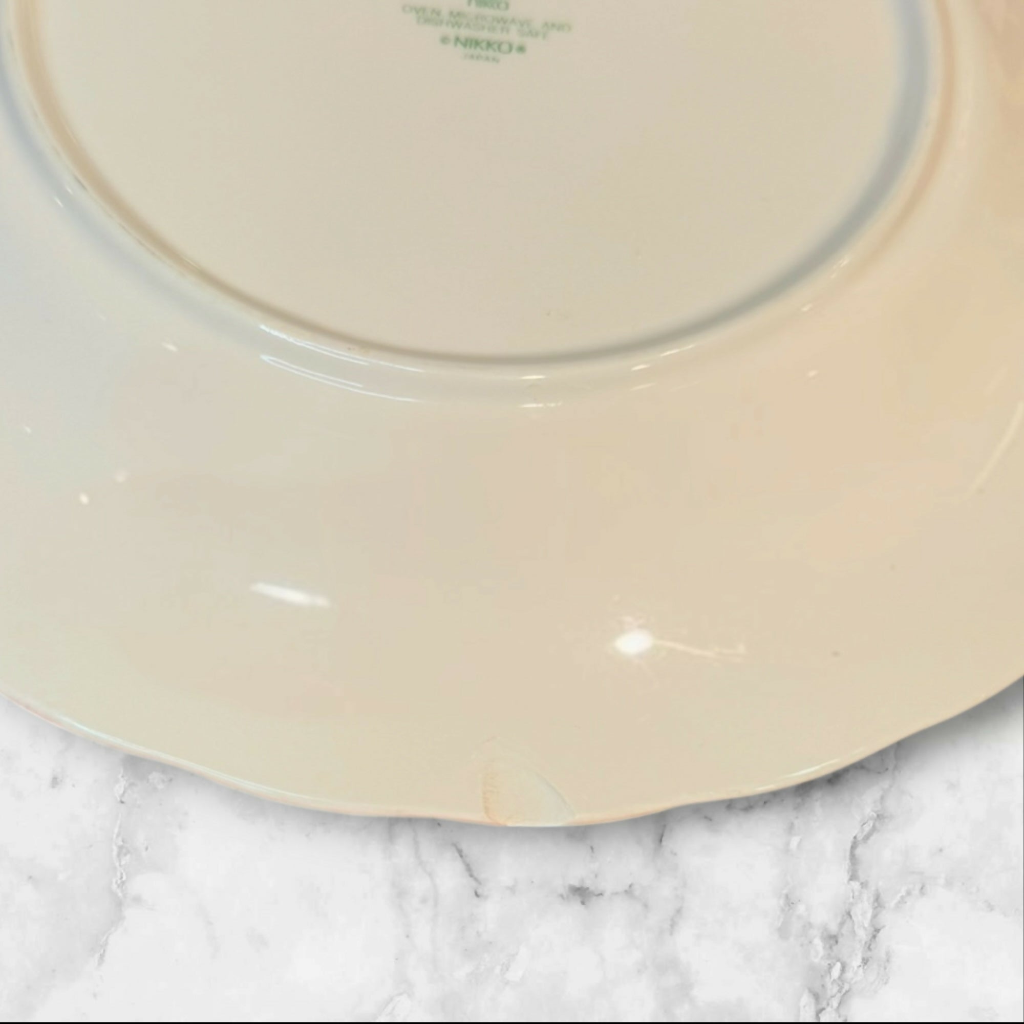 Nikko Blue Peony Dinner Plates Set of 4 | Floral Japan | Good Condition
