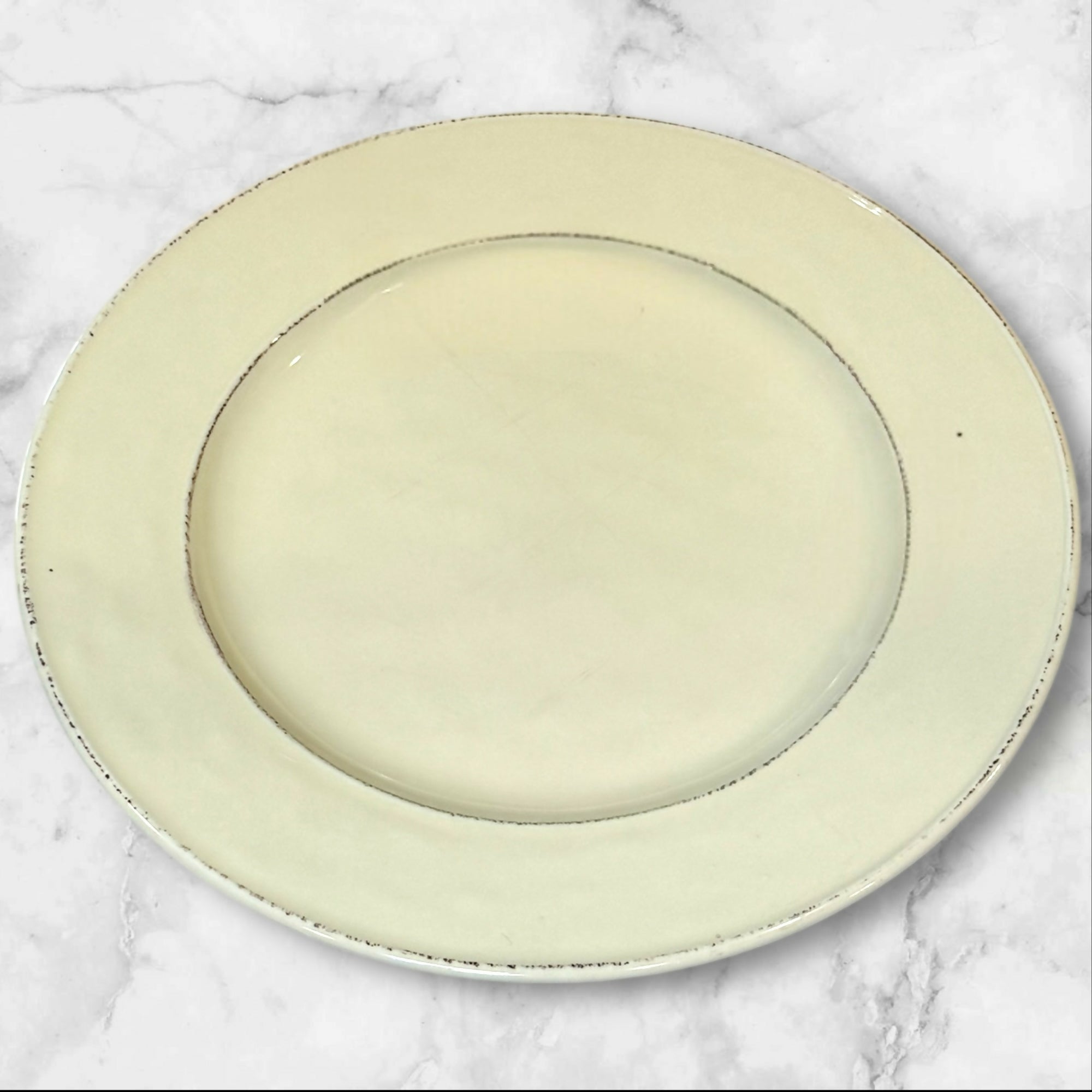 Pier 1 Martillo Creme Brulee Dinner Plates | Set of 3 | Gently Used