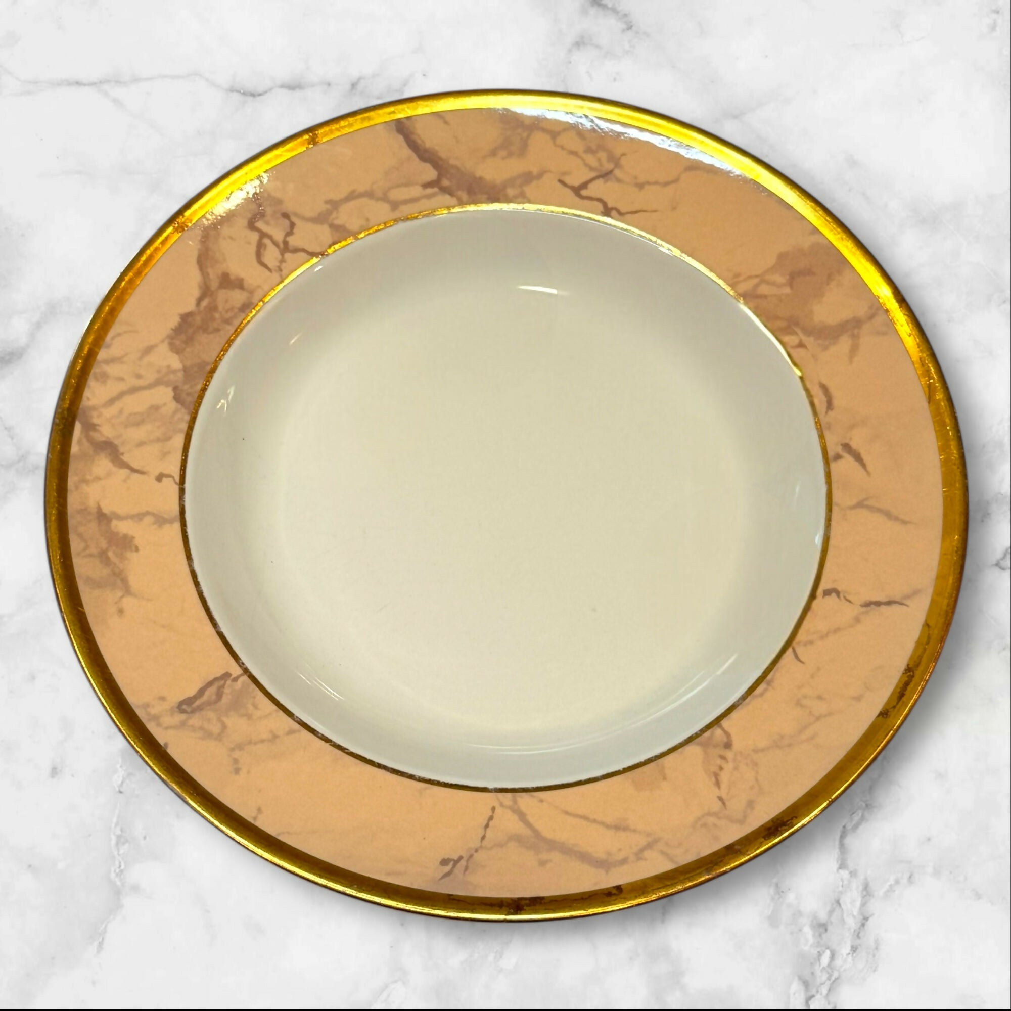 Lamberton Sterling Marble Rim Soup Bowls | Set of 3 | Gently Used