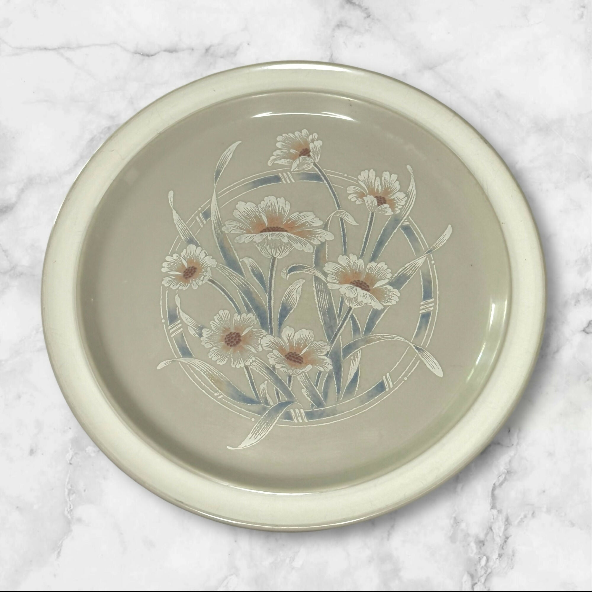 Noritake Ice Flower Stoneware Dinner Plates | Set of 2 | Great Condition