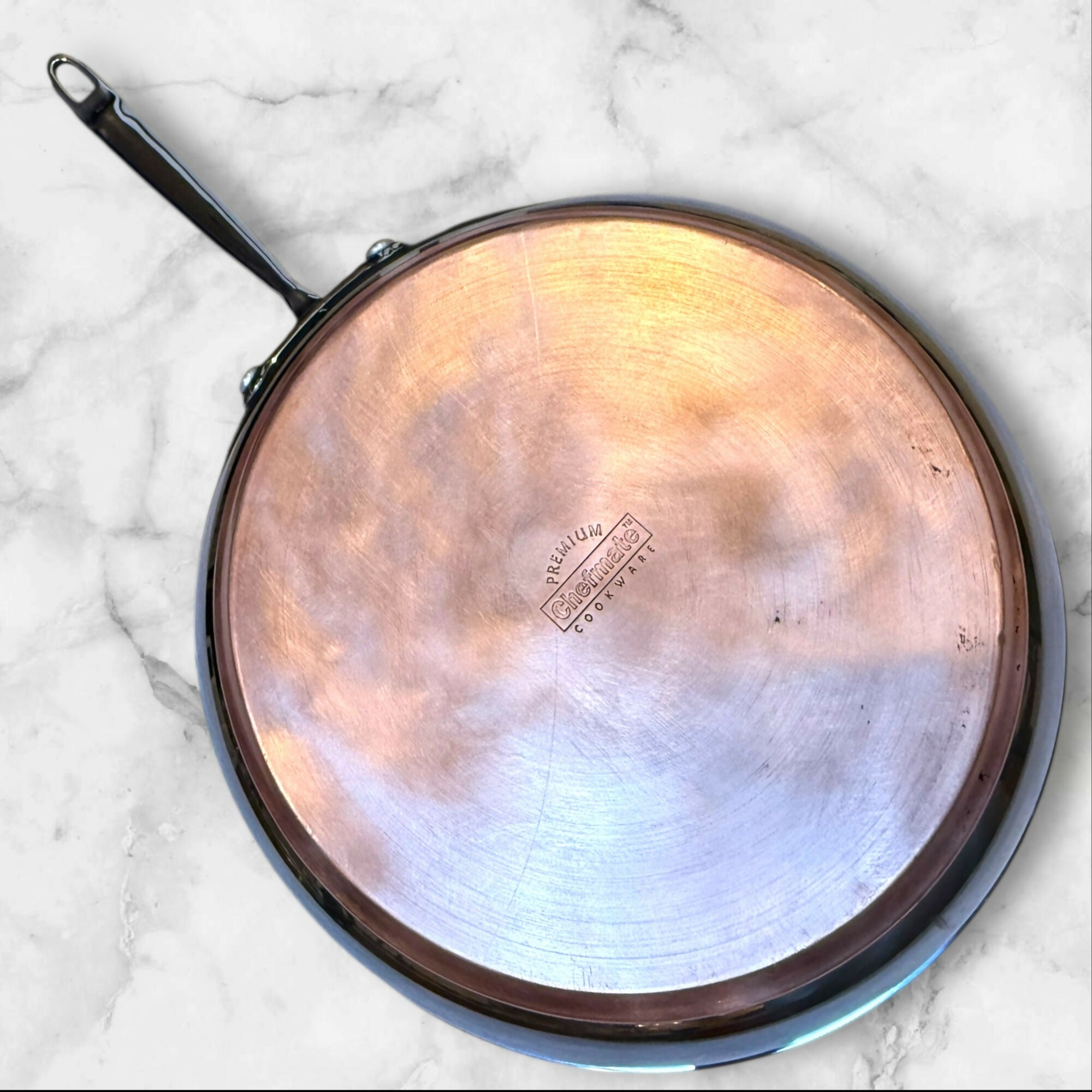 Chefmate Premium Copper Bottom Fry Pan 12.4” | Great Condition | Gently Used