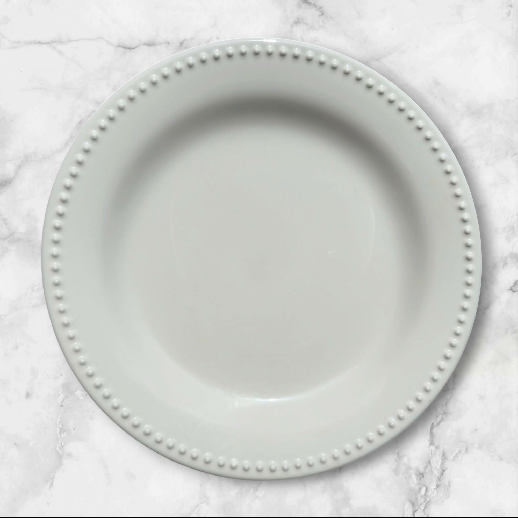 Pottery Barn Emma Taupe Stoneware Dinner Plates | Set of 4 | Gently Used