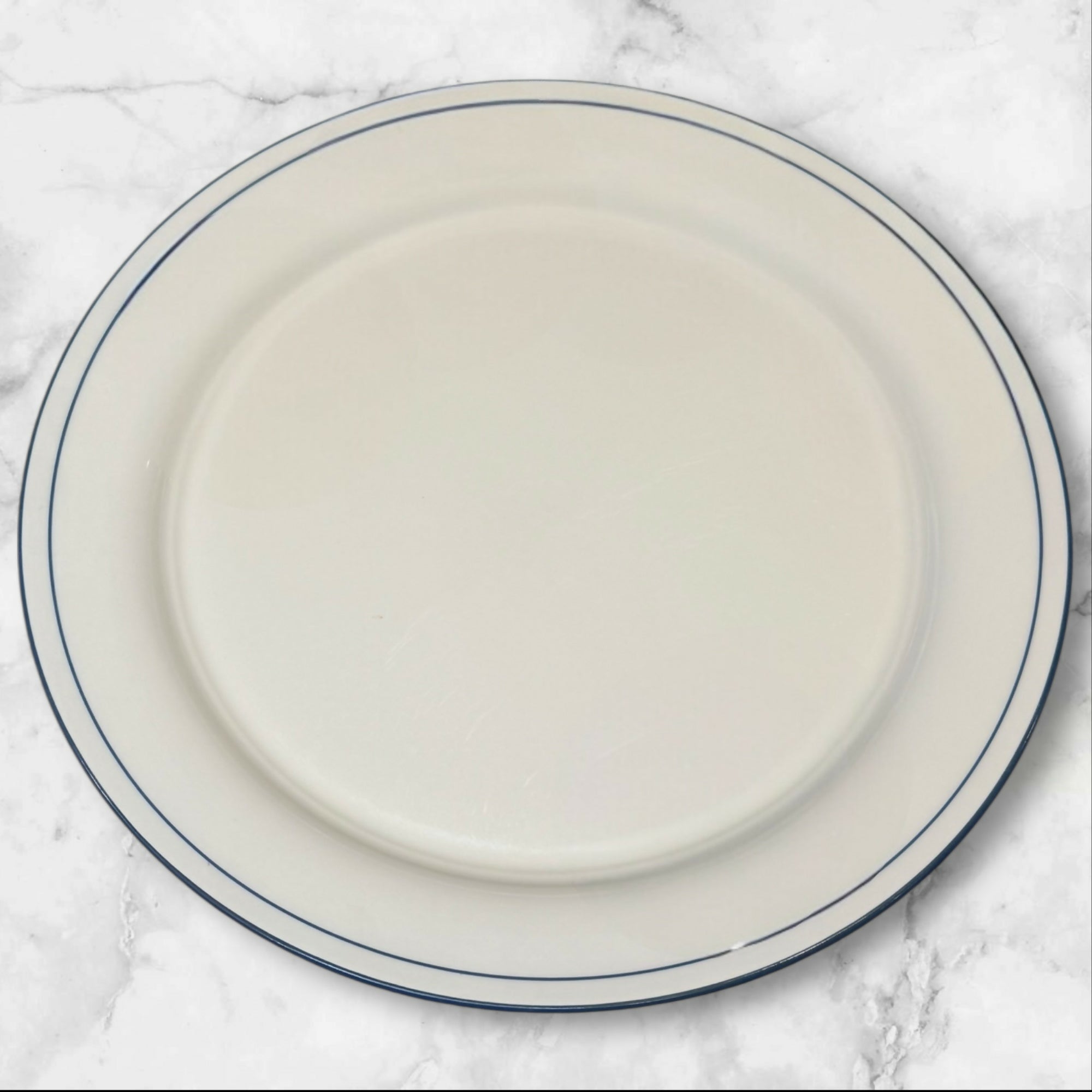 Lenox Blue Pinstripes Dinner Plates | Set of 5 | Great Condition