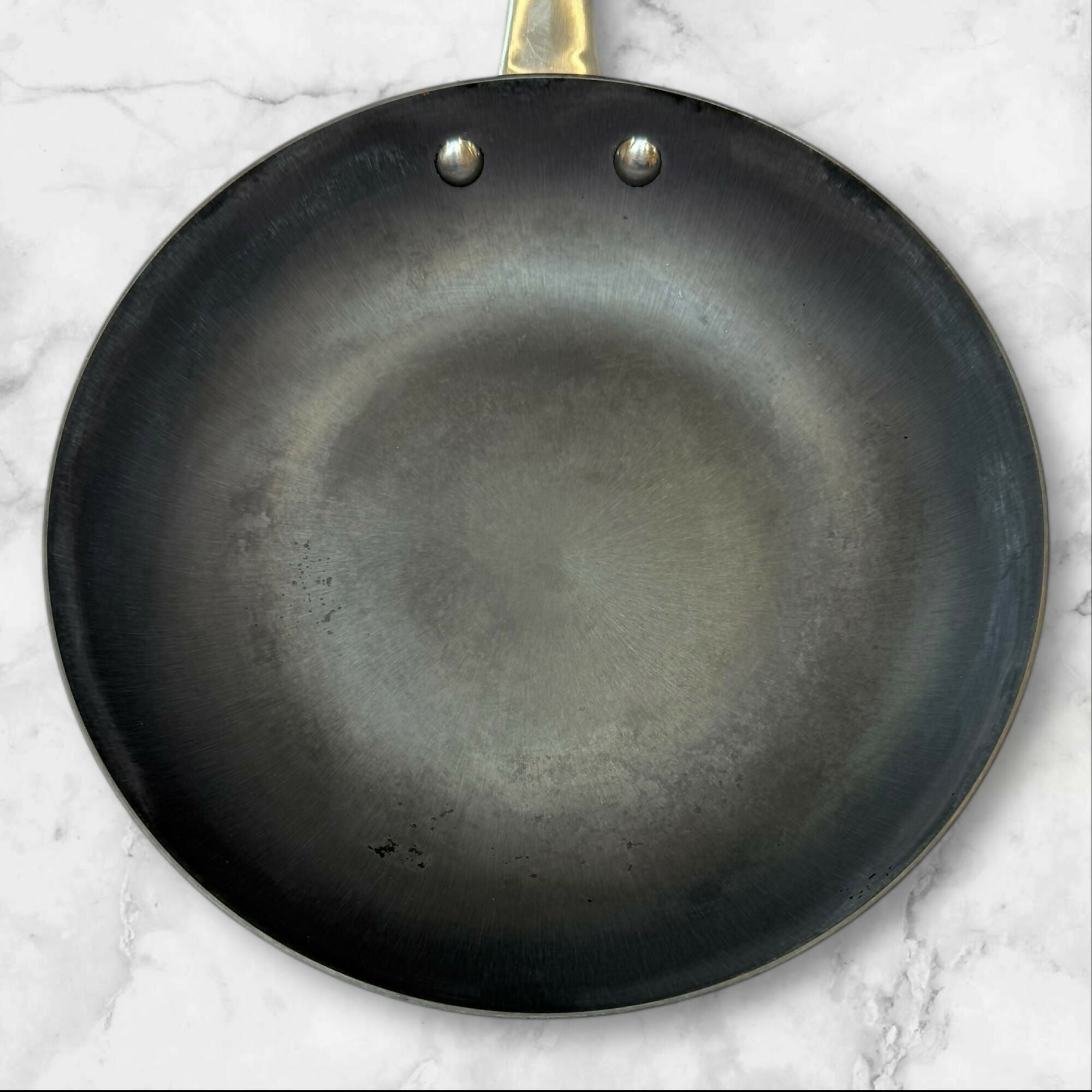 Brandani Hard Nitriding 10.3” Cast Iron Fry Pan | Good Condition | Steel Handle