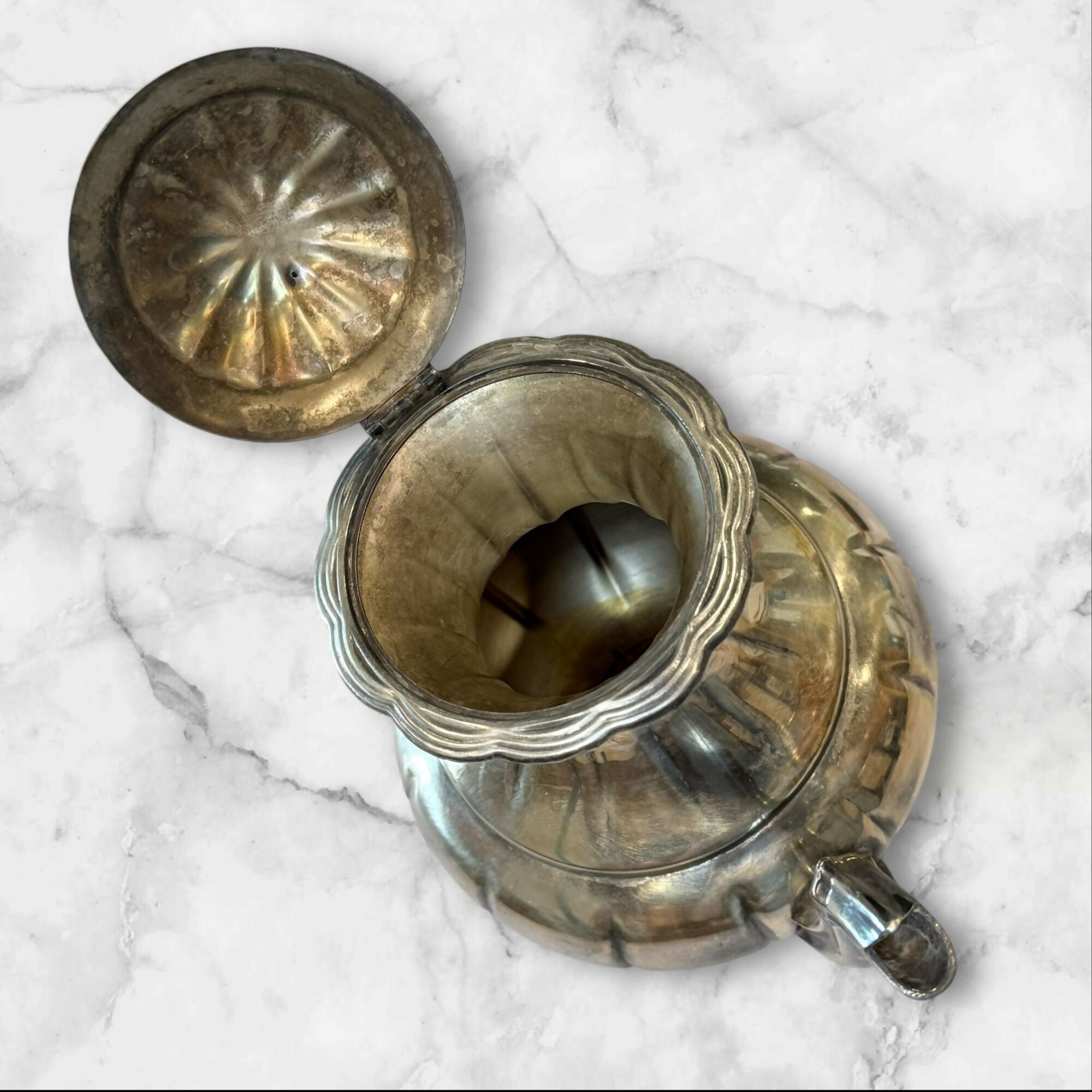 Primrose Plate Silver Plated Coffee Pot 357 | Vintage | Good Condition