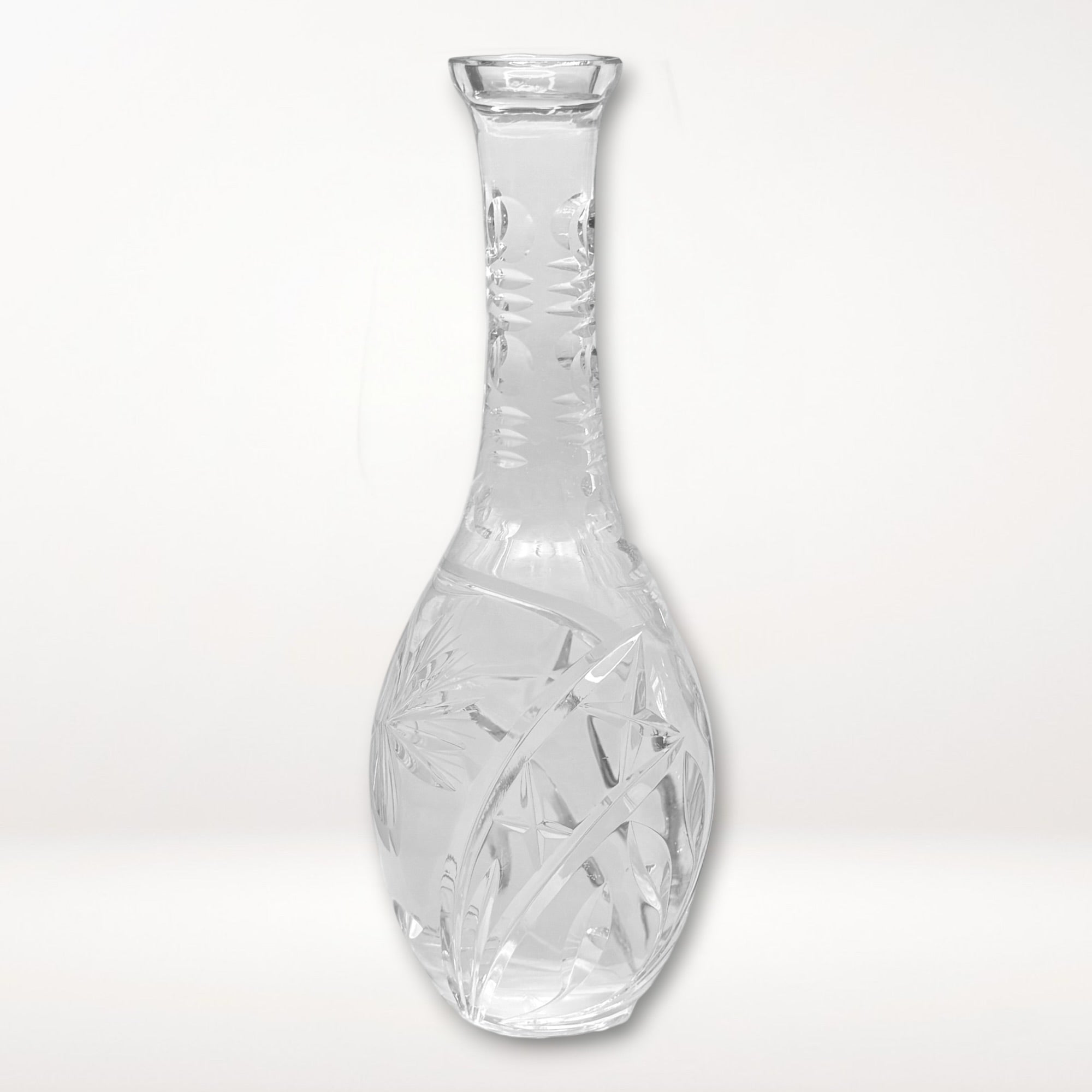 Vintage Cut Crystal Decanter w/ Stopper | Elegant Barware | Great Condition