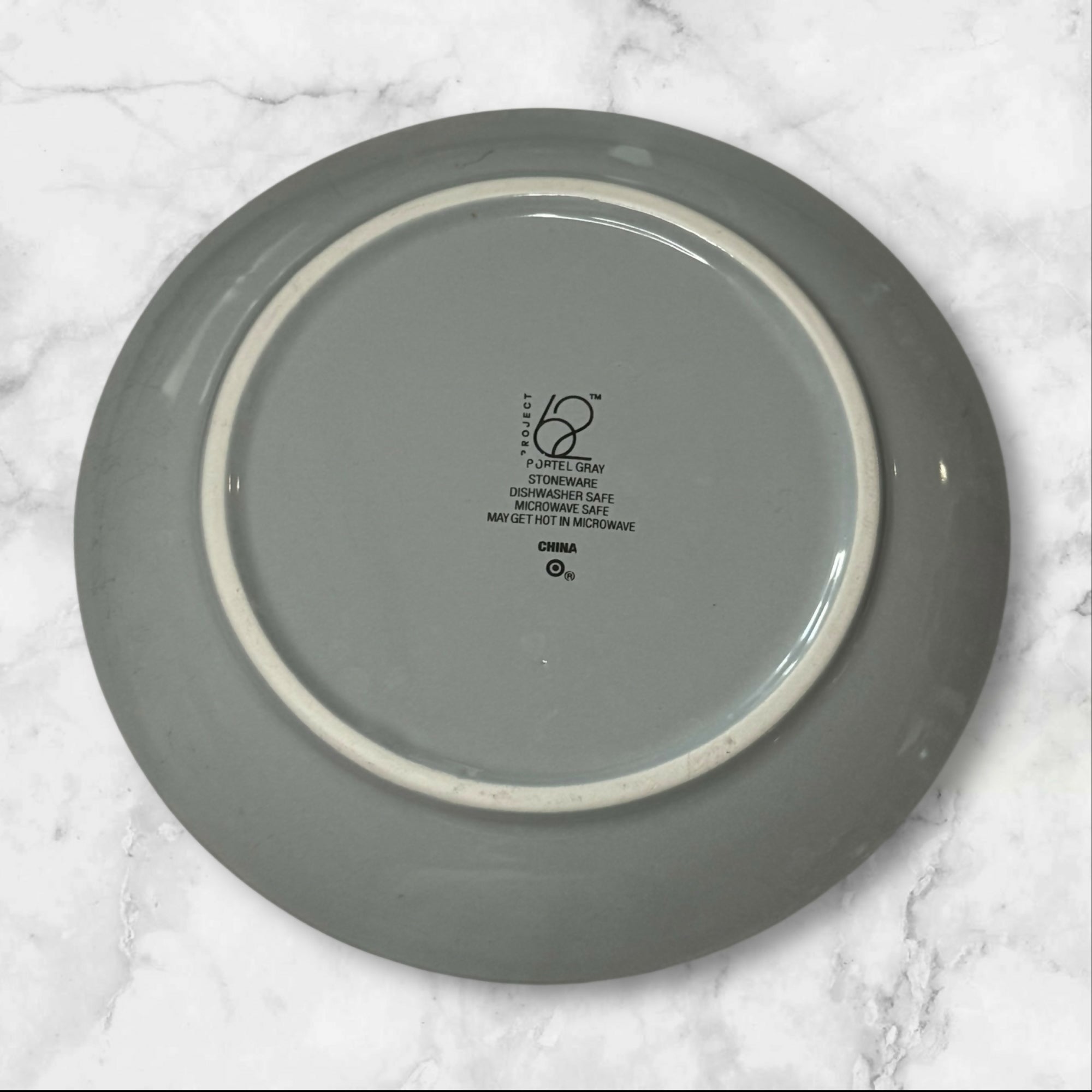 Project 62 Portel Gray Stoneware Plates | 8-Piece Set | Good Condition
