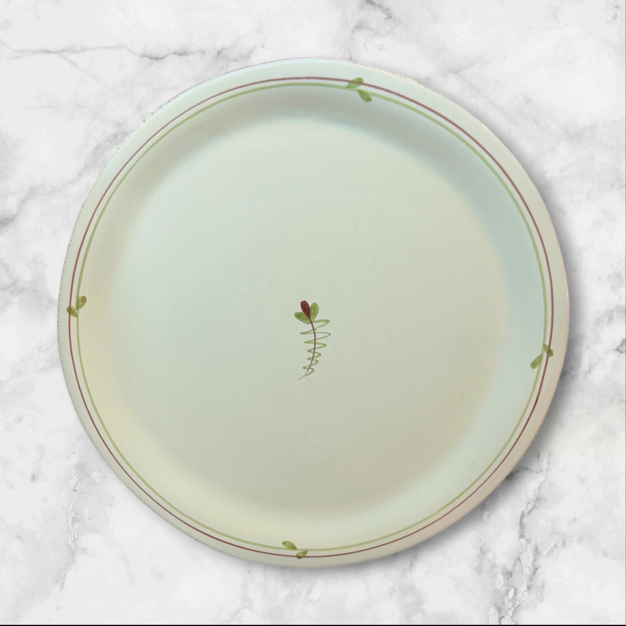 Vietri Fiori Di Bosco Dinner Plates Set of 3 Italy Handpainted Gently Used